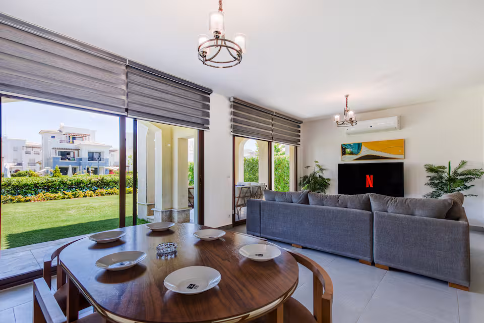 Standalone Villa 5BR+ Maid’s room | Pool | Marassi — Dining Area in Marassi | North Coast, Egypt — photo 2