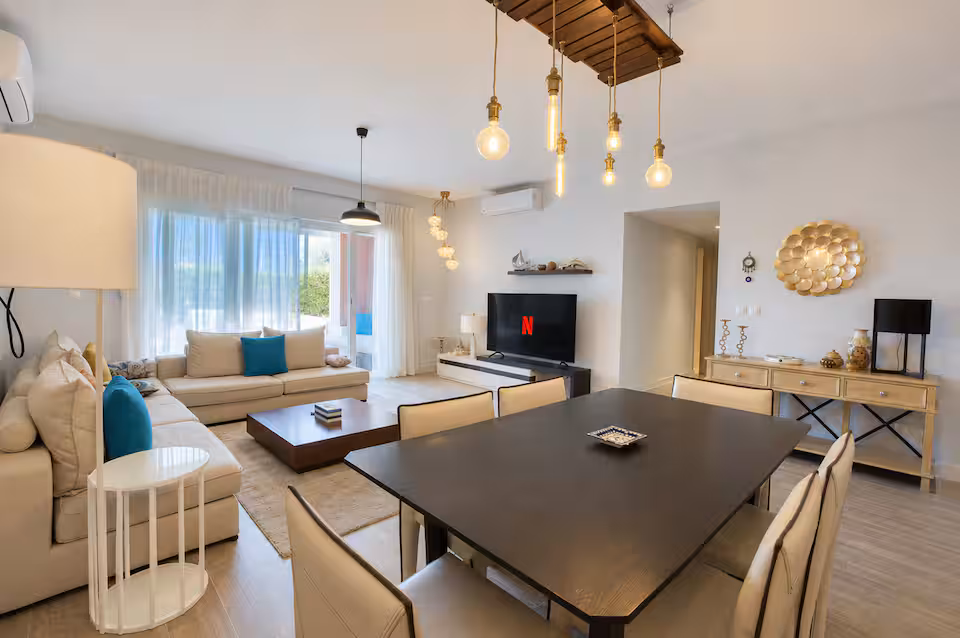 Luxury 2-bdr Private Garden Escape | Marassi — Living Room in Marassi | North Coast, Egypt — photo 3