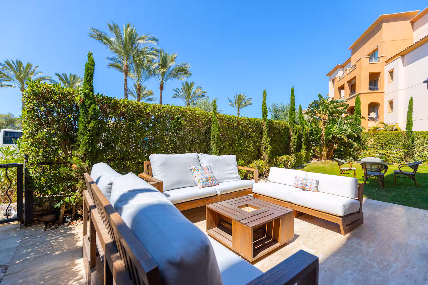 Luxury 2-bdr Private Garden Escape | Marassi — Backyard in Marassi | North Coast, Egypt — photo 2