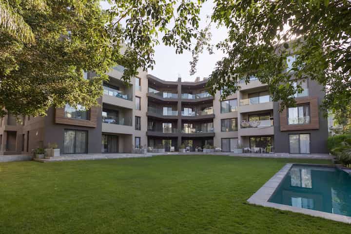 Elegant Garden & Pool View 2-BR Apt | Silverpalm — Pool in Located in the heart of New Cairo City, Cairo Governorate, Egypt, Egypt