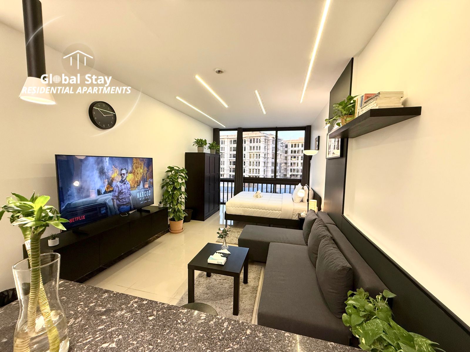 Modern Fully Furnished Studio — Living Room in New Cairo, Egypt, Egypt — photo 3