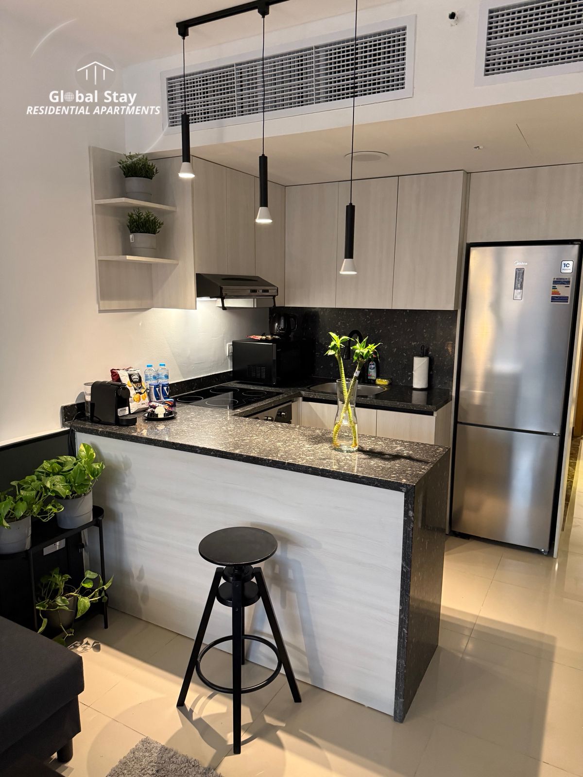 Modern Fully Furnished Studio — Full Kitchen in New Cairo, Egypt, Egypt — photo 3
