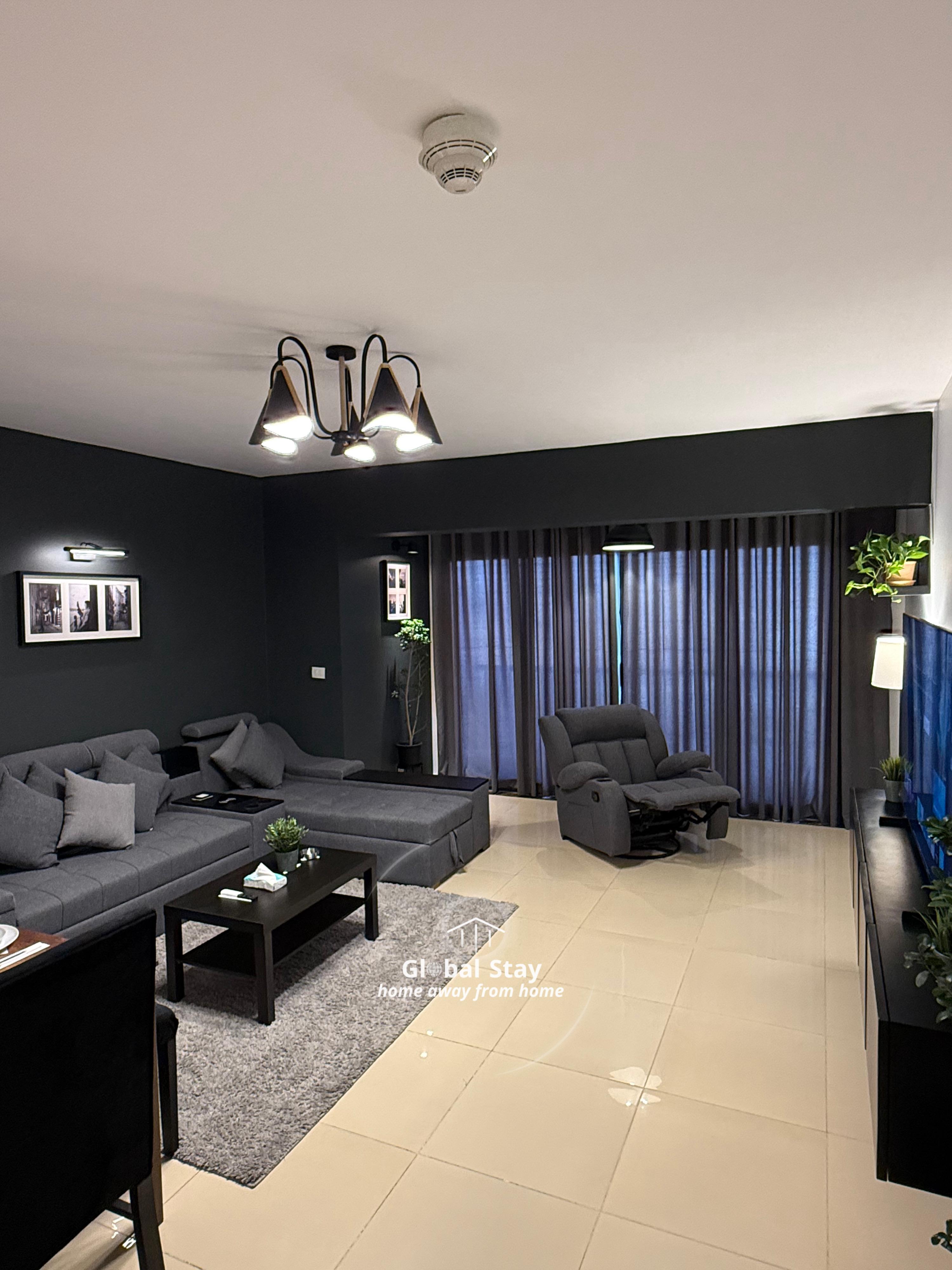 Luxury Duplex 2 Bedrooms Apartment | New Cairo — Living Room in New Cairo , Cairo, Egypt — photo 3