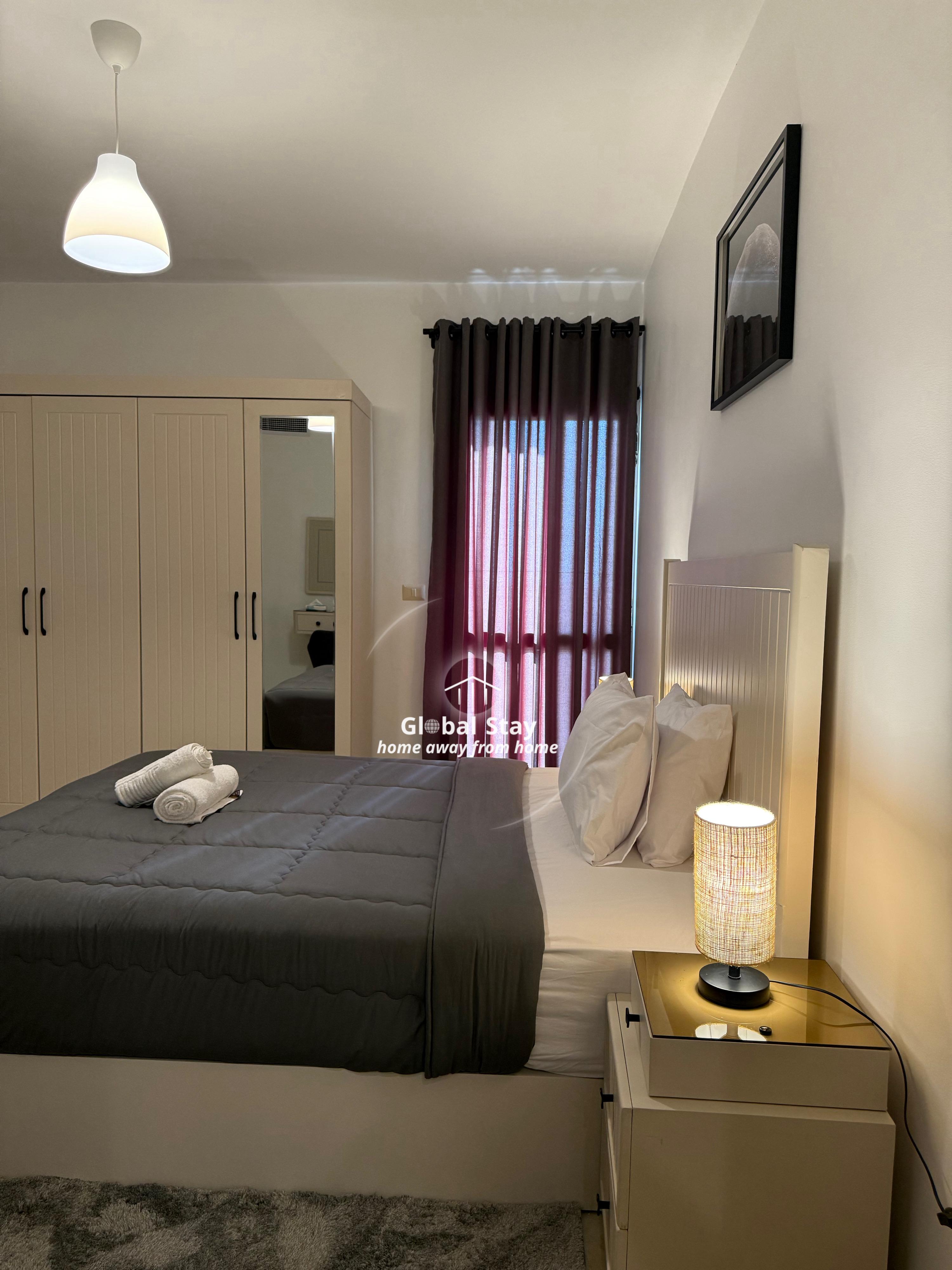 Luxury Duplex 2 Bedrooms Apartment | New Cairo — Bedroom 1 in New Cairo , Cairo, Egypt — photo 2
