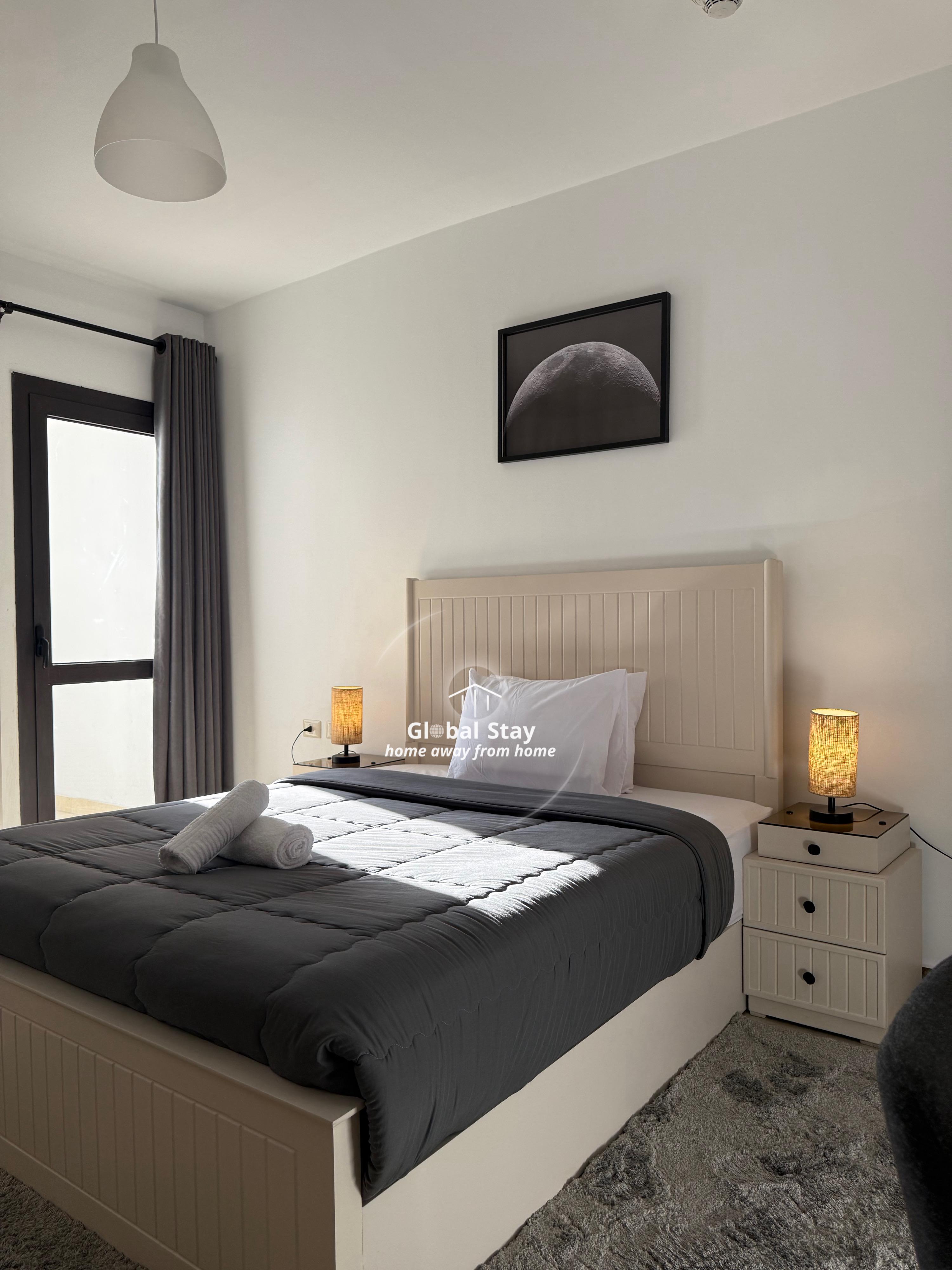 Luxury Duplex 2 Bedrooms Apartment | New Cairo — Bedroom 1 in New Cairo , Cairo, Egypt — photo 3