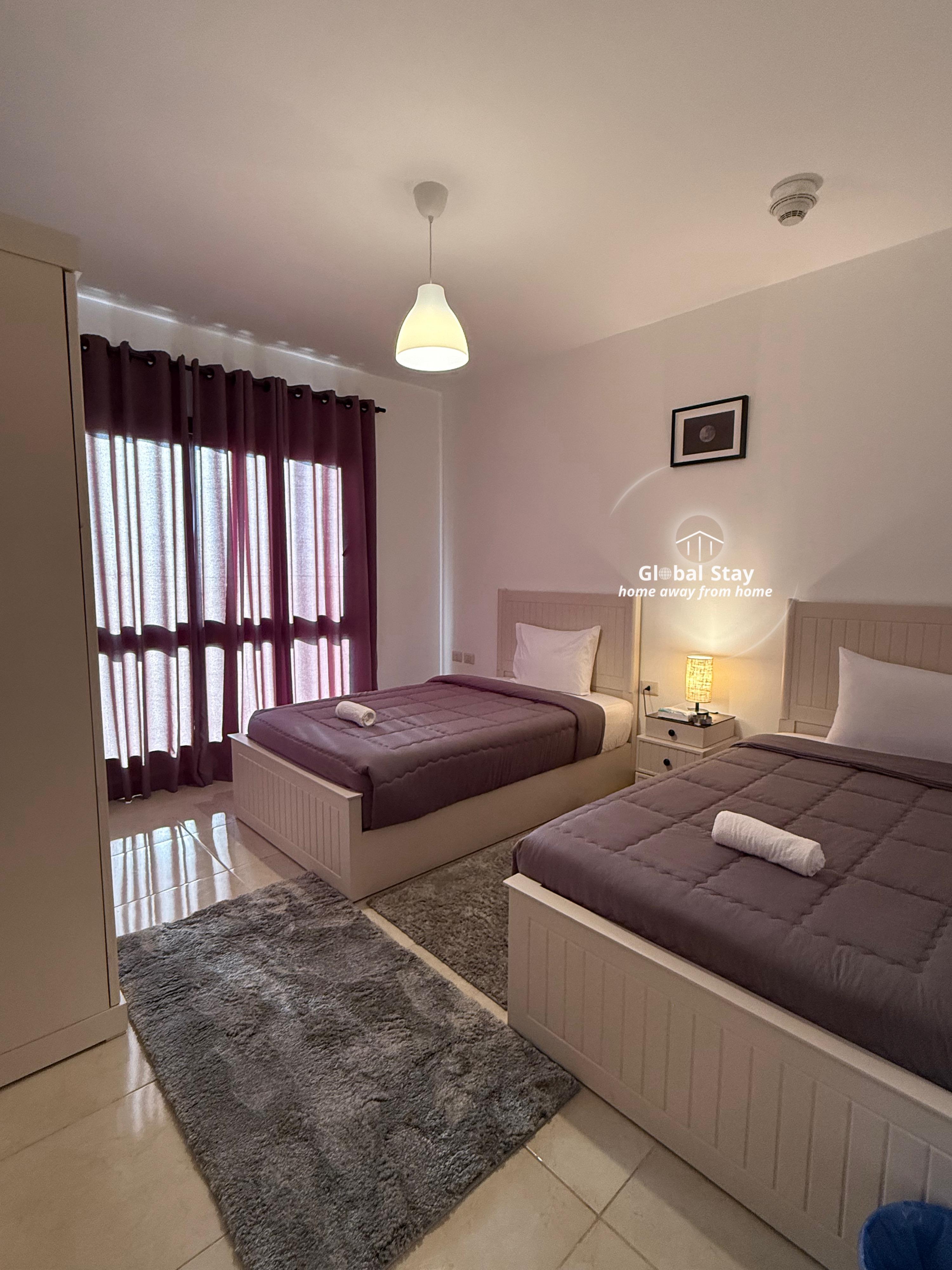Luxury Duplex 2 Bedrooms Apartment | New Cairo — Bedroom 2 in New Cairo , Cairo, Egypt