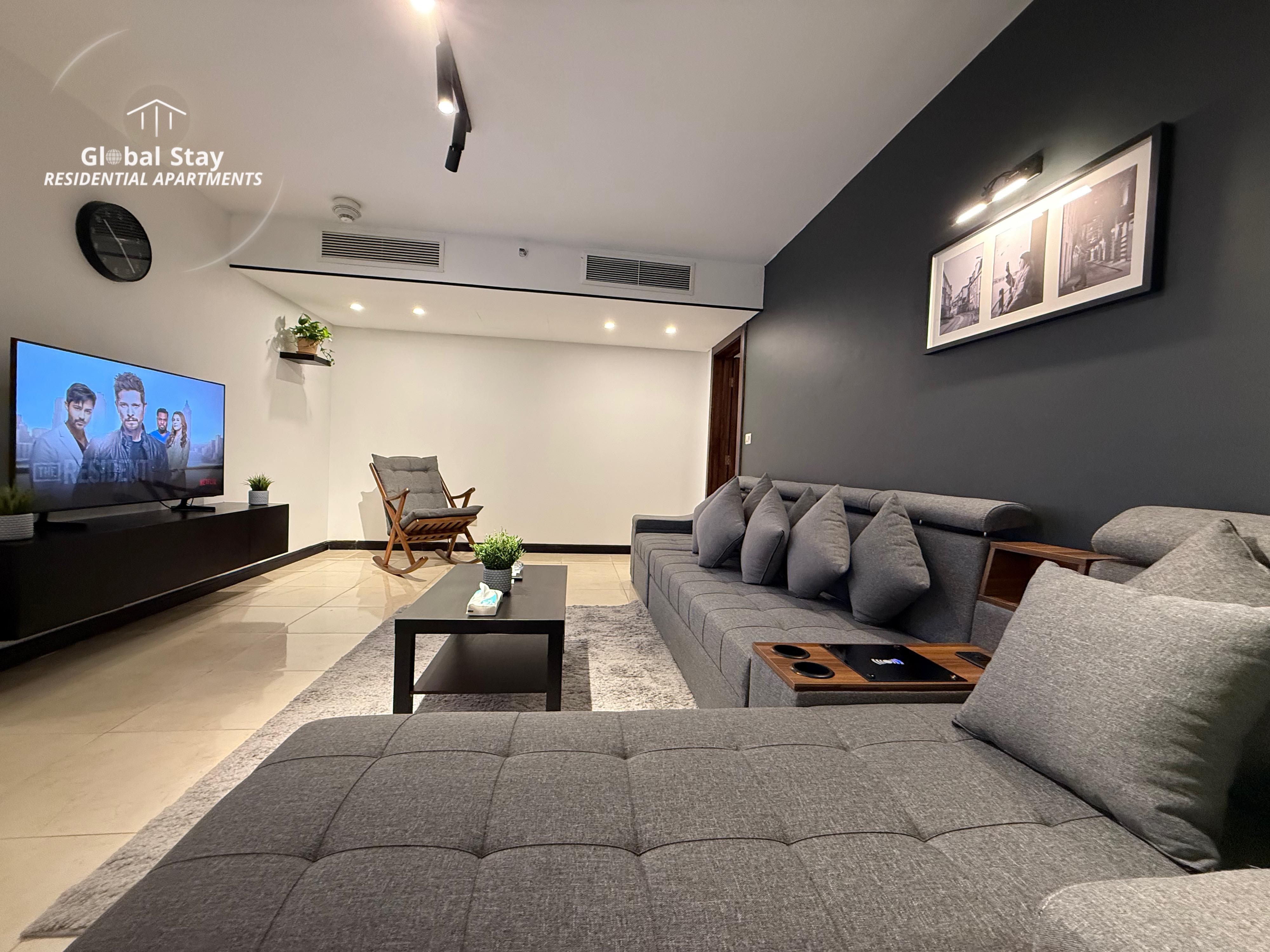 3-BDRM Comfort Home | New Cairo — Living Room in New Cairo , Cairo, Egypt
