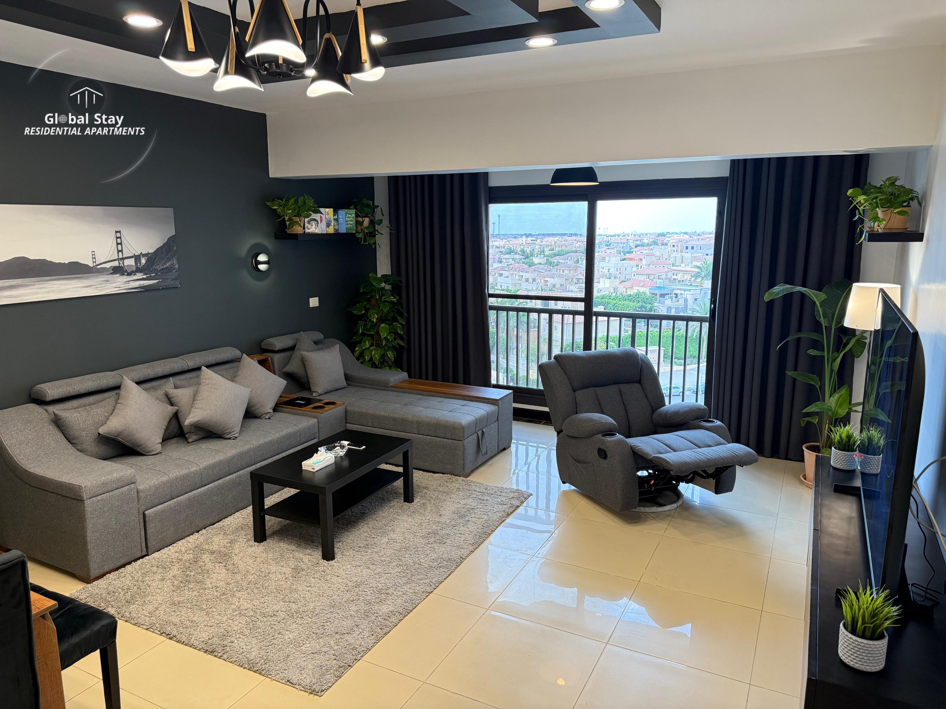 3-BDRM Comfort Home | New Cairo — Living Room in New Cairo , Cairo, Egypt — photo 2
