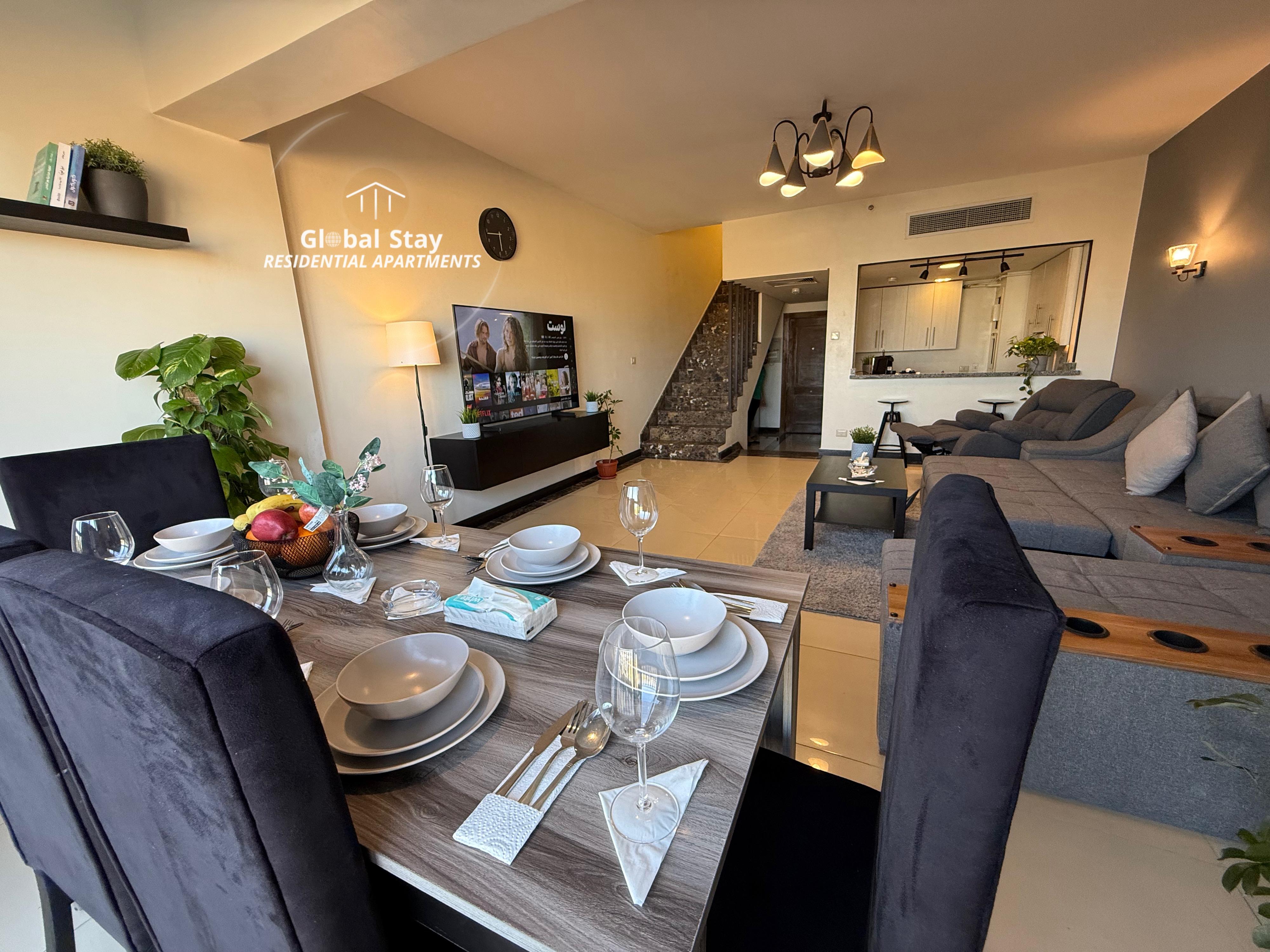 Spacious 3-Bedrooms Apartment | New Cairo — Dining Area in New Cairo, Cairo, Egypt