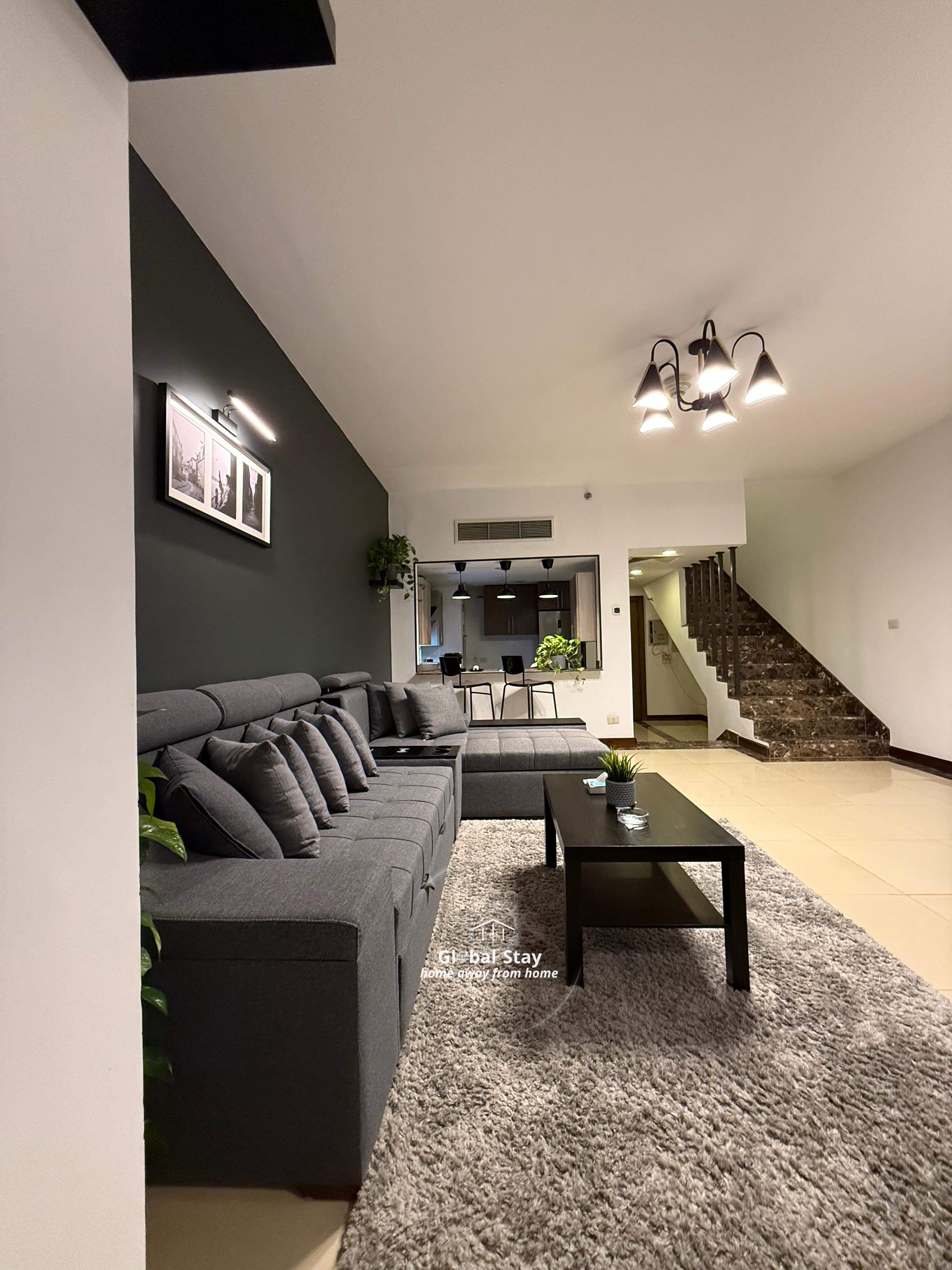 Stylish 3-Bedroom Apartment | New Cairo — Living Room in New Cairo' Cairo, Egypt — photo 2