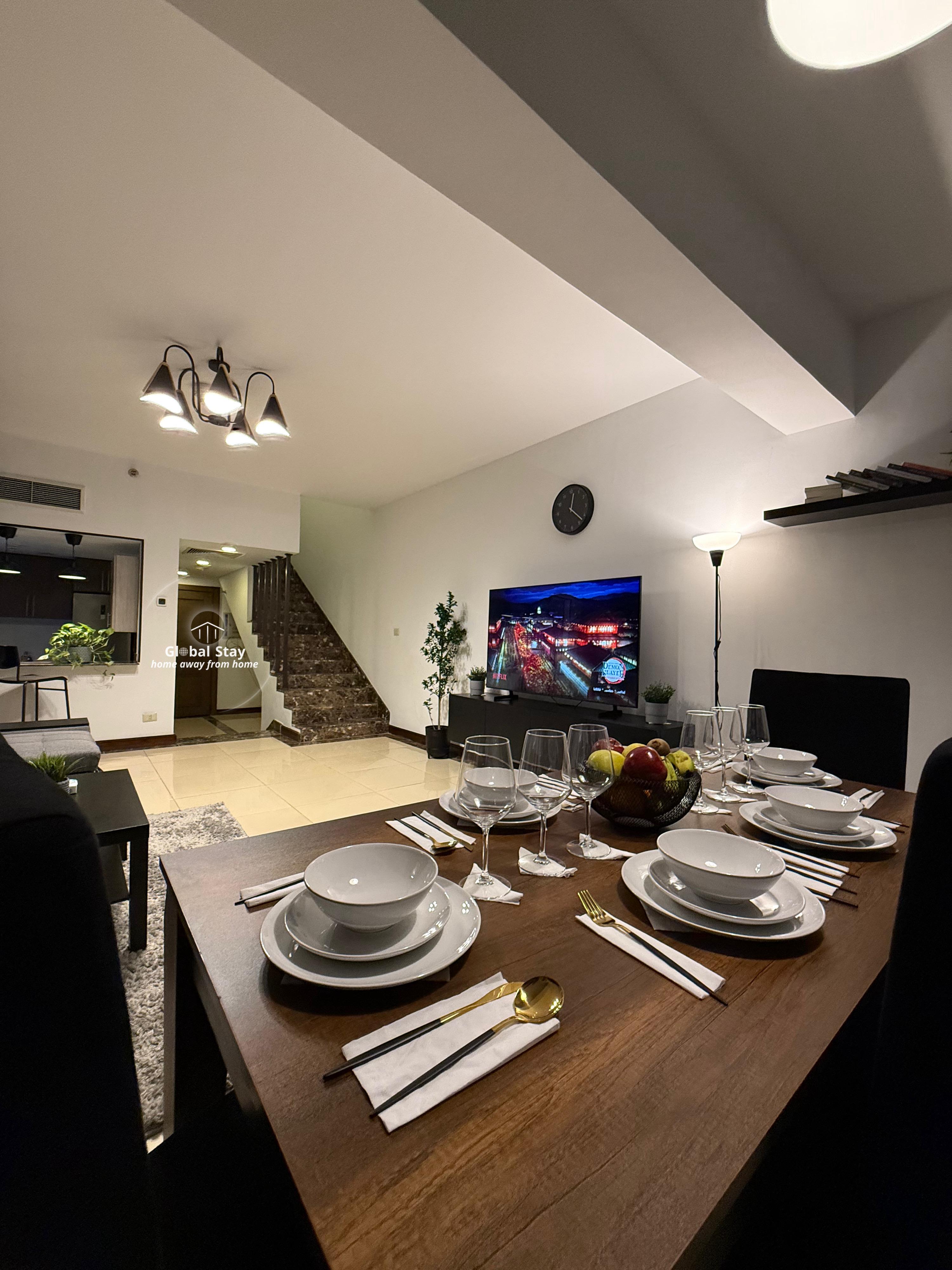 Stylish 3-Bedroom Apartment | New Cairo — Dining Area in New Cairo' Cairo, Egypt