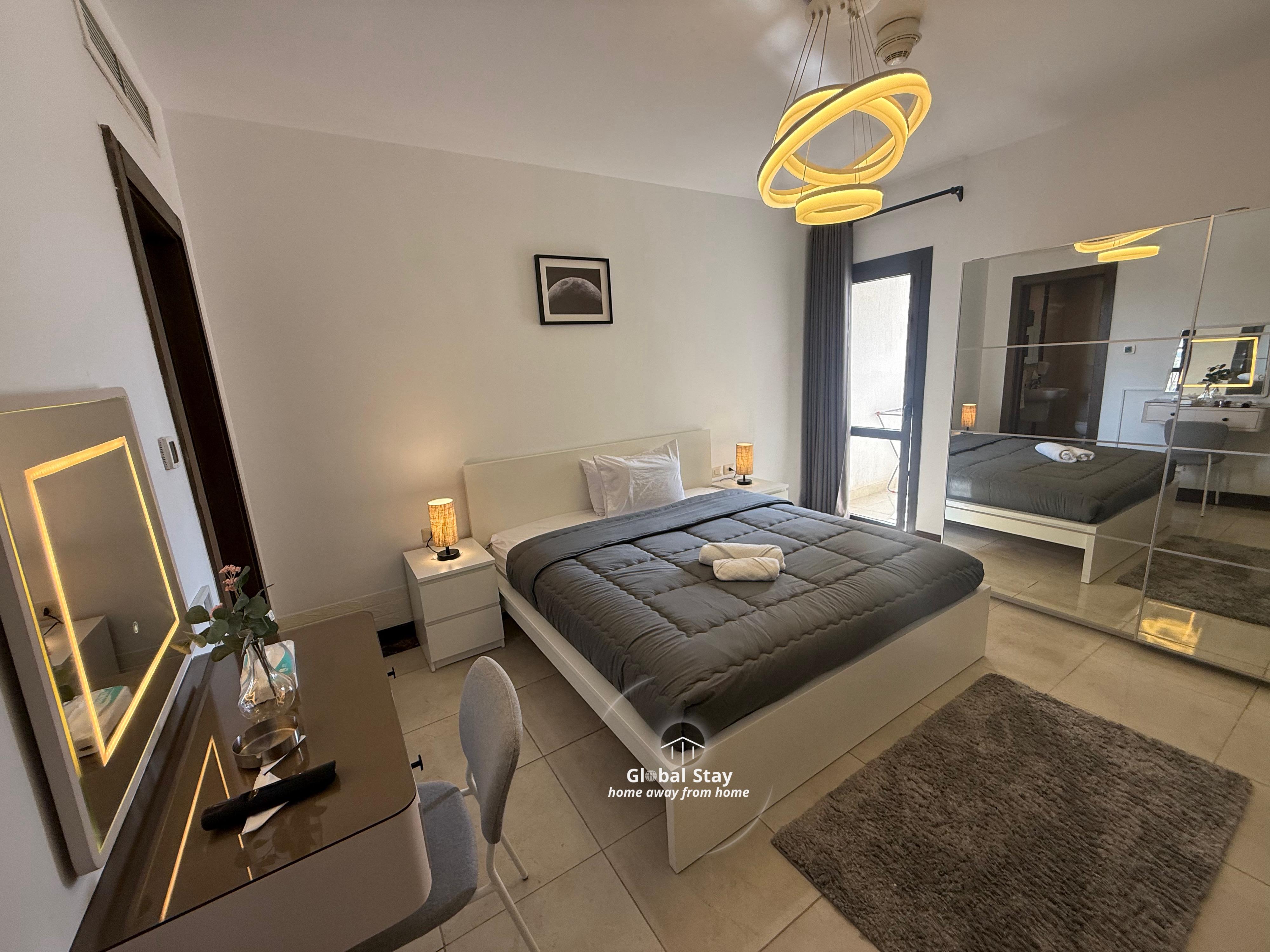 Stylish 3-Bedroom Apartment | New Cairo — Bedroom 1 in New Cairo' Cairo, Egypt — photo 2