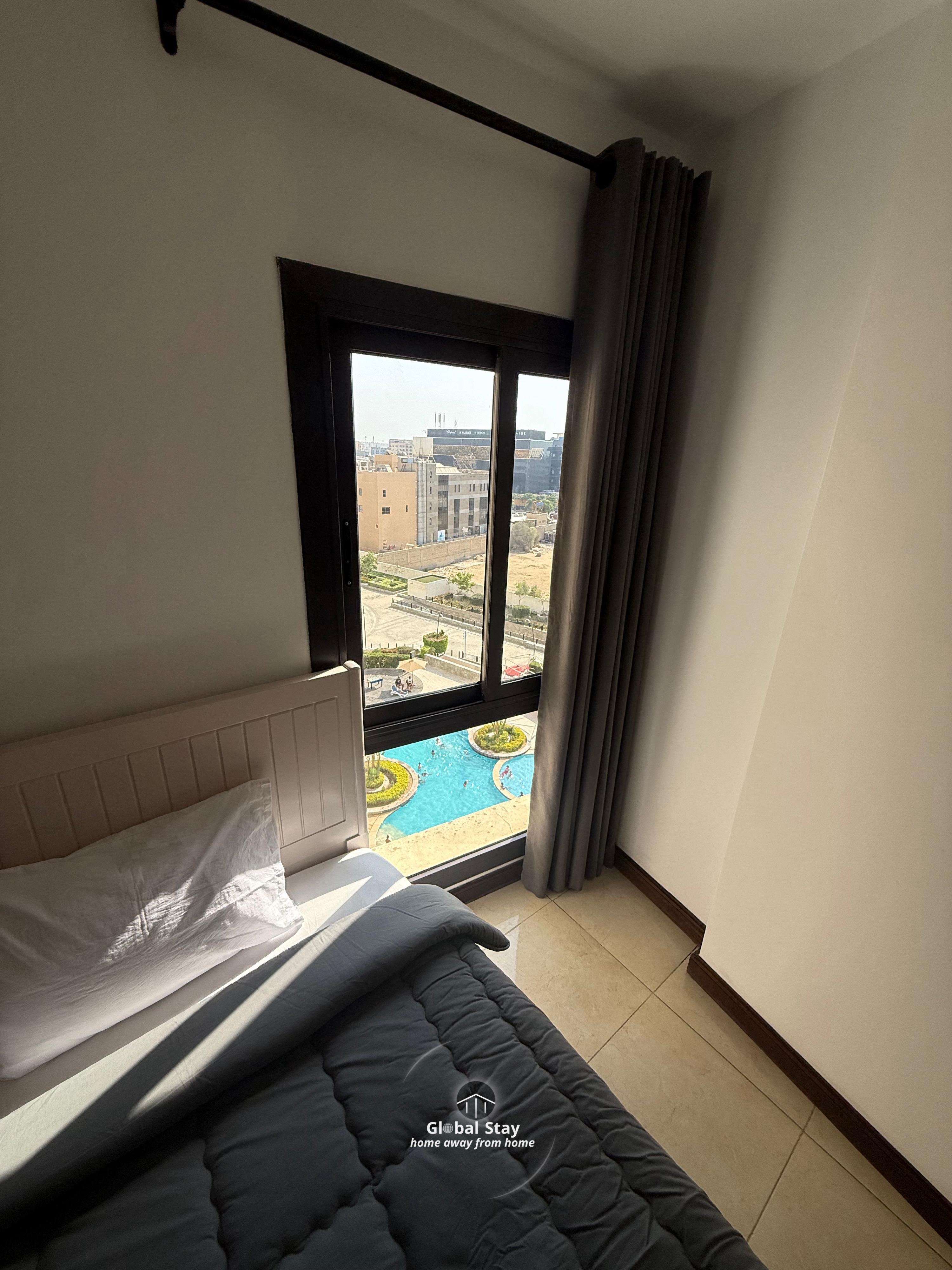 Stylish 3-Bedroom Apartment | New Cairo — Bedroom 1 in New Cairo' Cairo, Egypt — photo 3