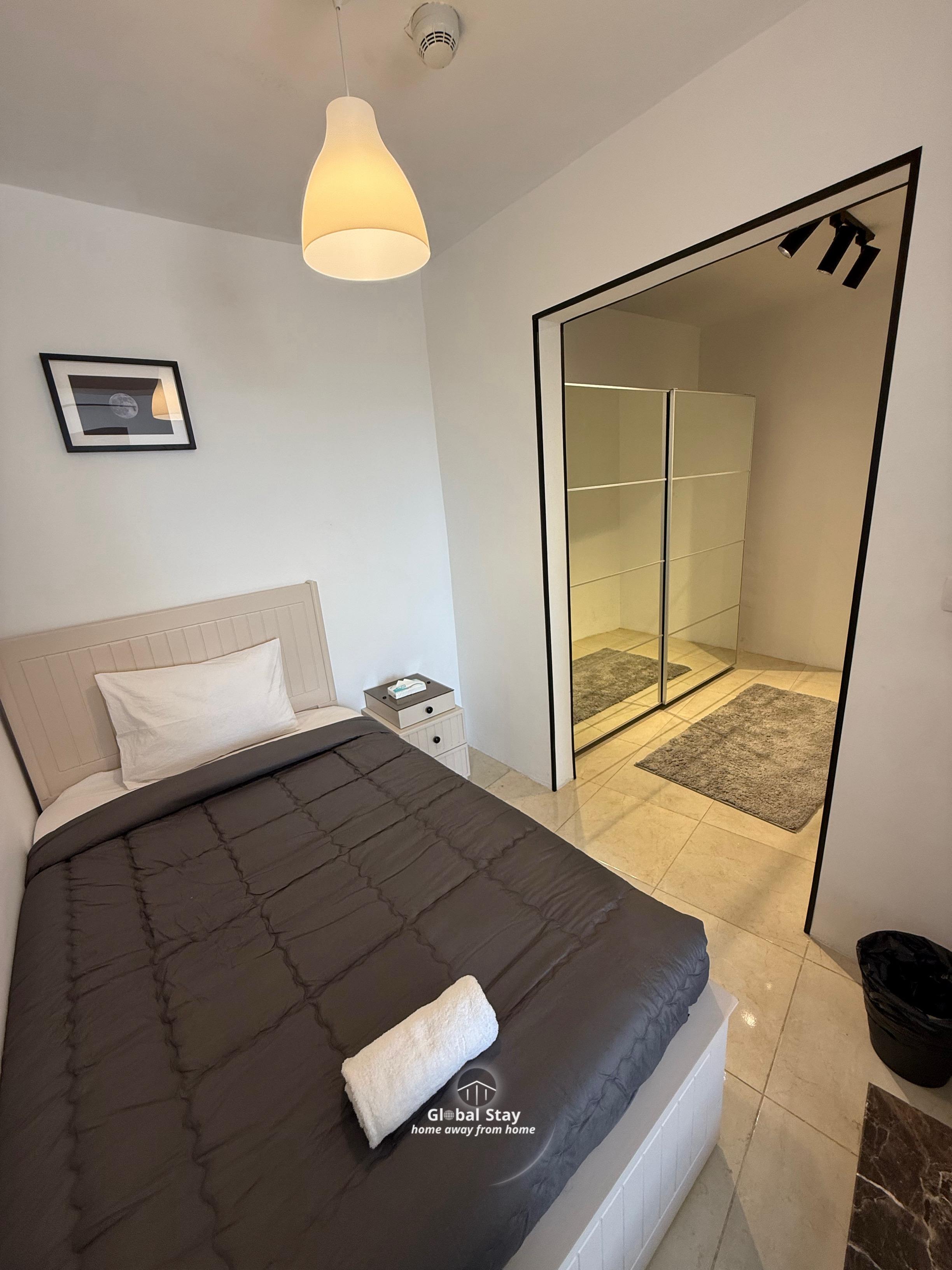 Stylish 3-Bedroom Apartment | New Cairo — Bedroom 3 in New Cairo' Cairo, Egypt