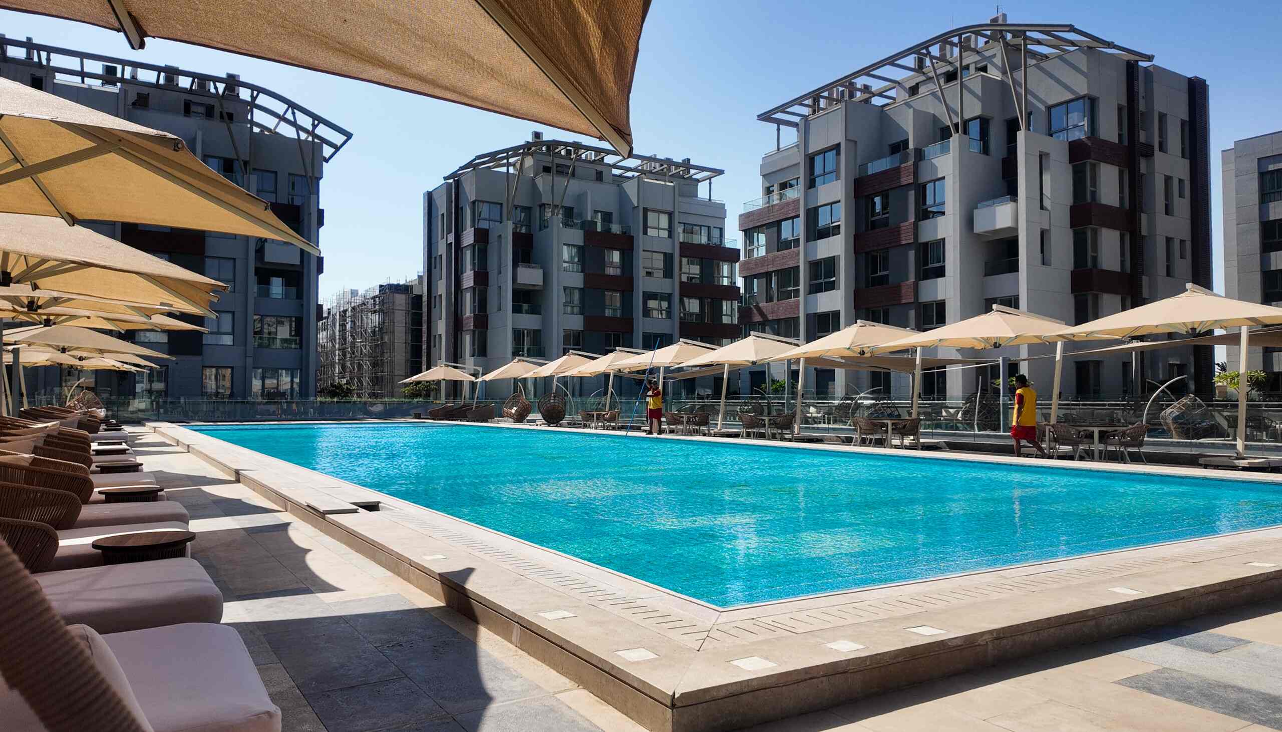 JW-Marriott Luxurious 1-BR Suite | New Cairo — Pool in New Cairo , Cairo, Egypt — photo 3