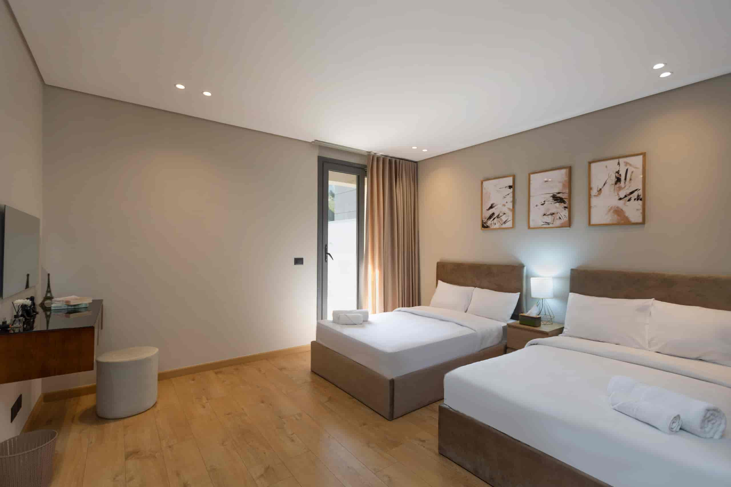 Luxury 3-BR Apt/Large Garden & Pool | Silverpalm — Bedroom 3 in O one New Cairo, Cairo, Egypt