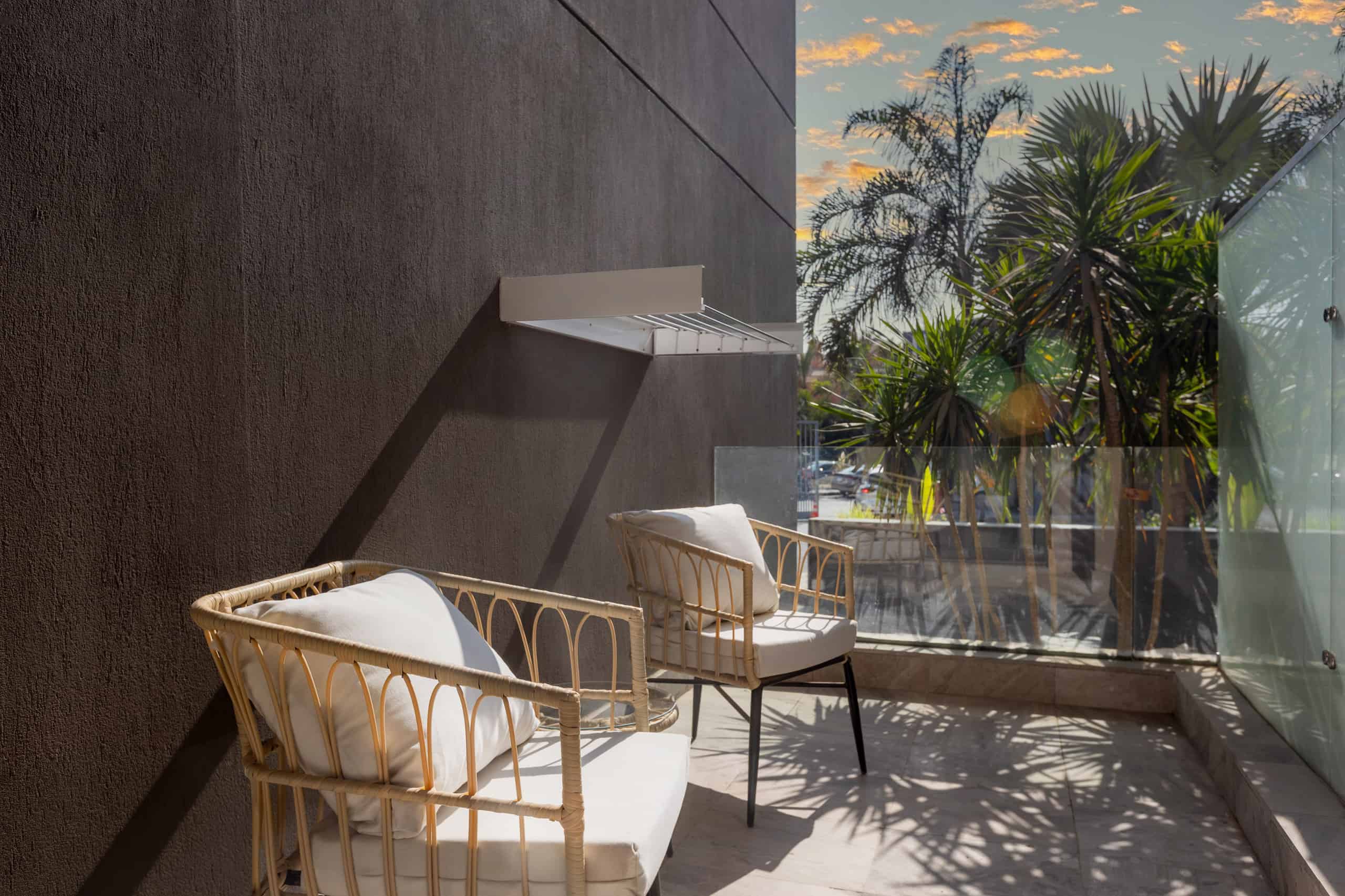 Luxury 3-BR Apt/Large Garden & Pool | Silverpalm — Balcony in O one New Cairo, Cairo, Egypt