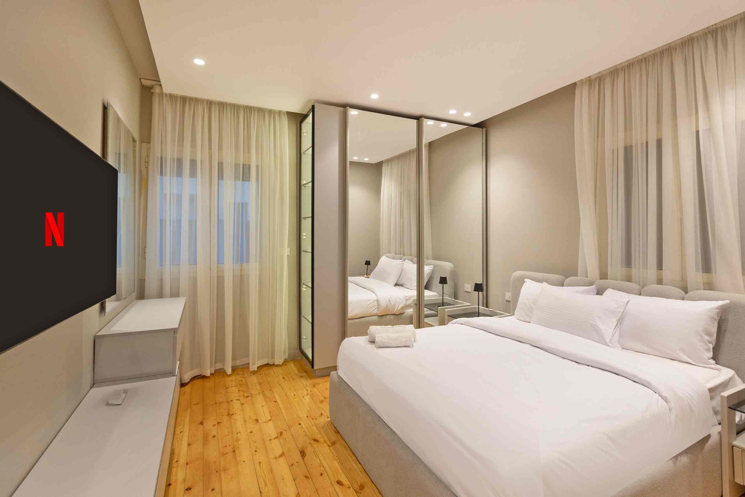 Luxury 3-Bedroom Apartment in the Heart of Almaza — Bedroom 1 in Cairo , Cairo, Egypt — photo 3
