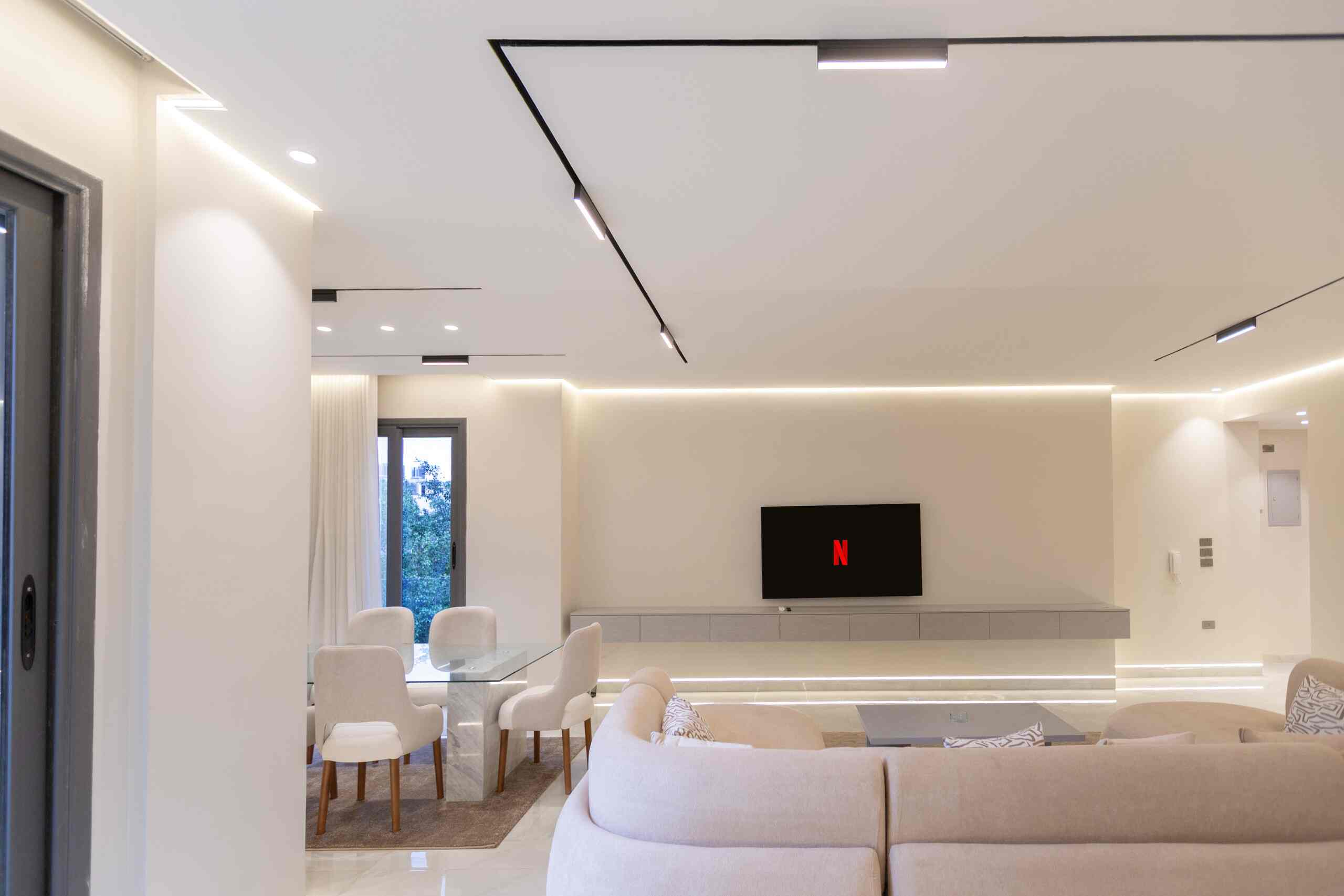 Stunning 3-Bdr Apt With Side Pool View|Silver Palm — Living Room in New Cairo , Cairo, Egypt — photo 3