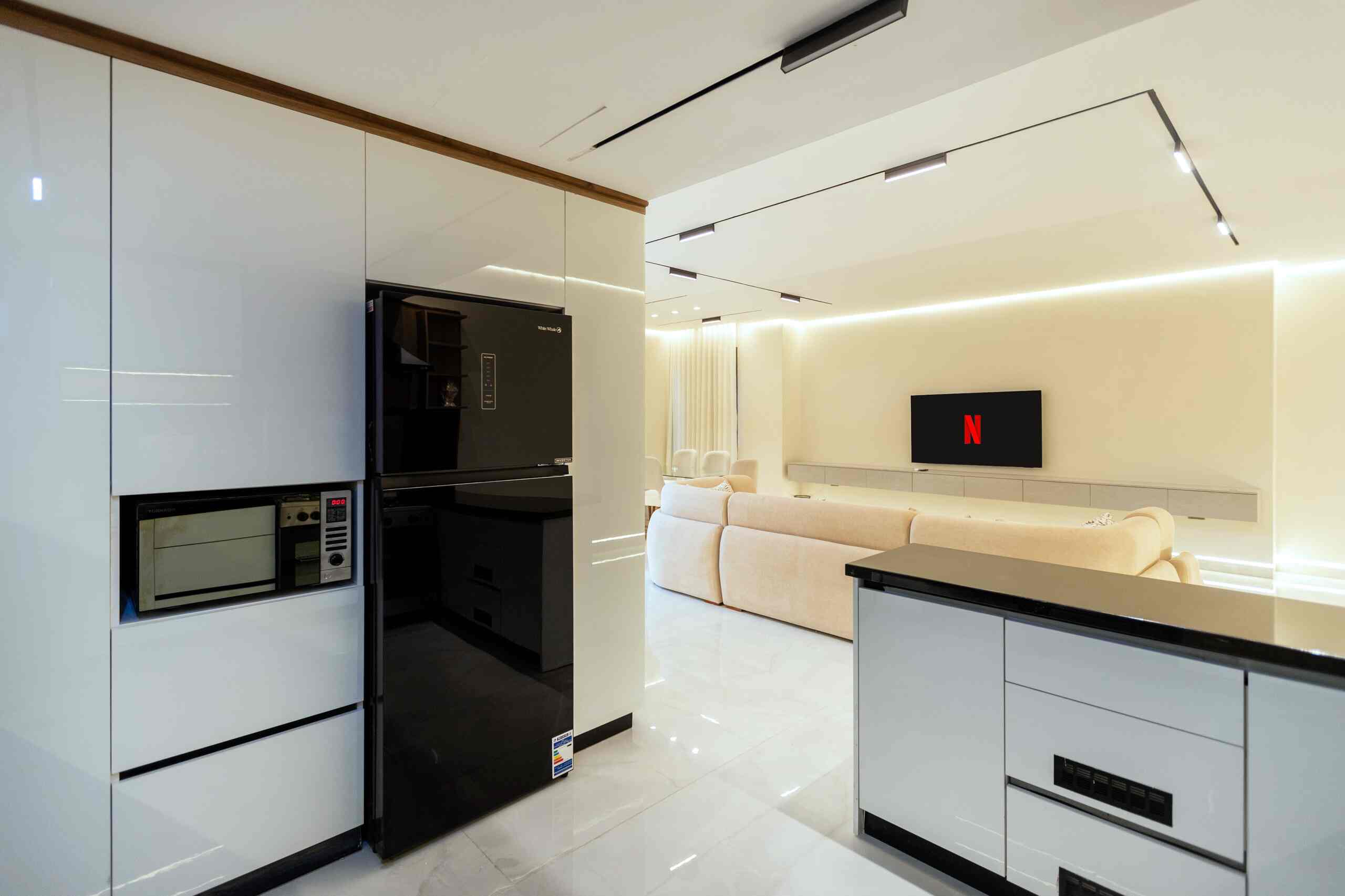 Stunning 3-Bdr Apt With Side Pool View|Silver Palm — Full Kitchen in New Cairo , Cairo, Egypt