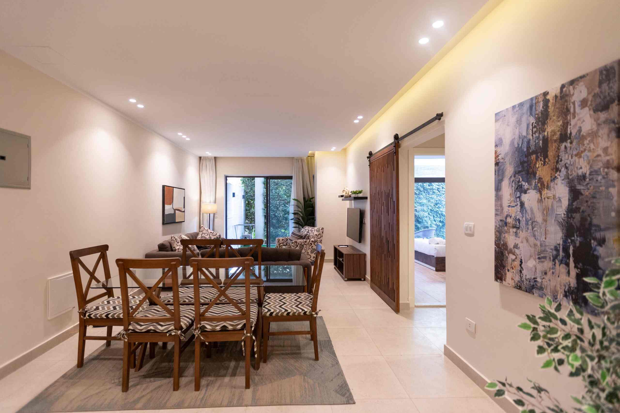 Luxury 2BR With Large Garden | Lake View Residence — Dining Area in New Cairo , Cairo, Egypt