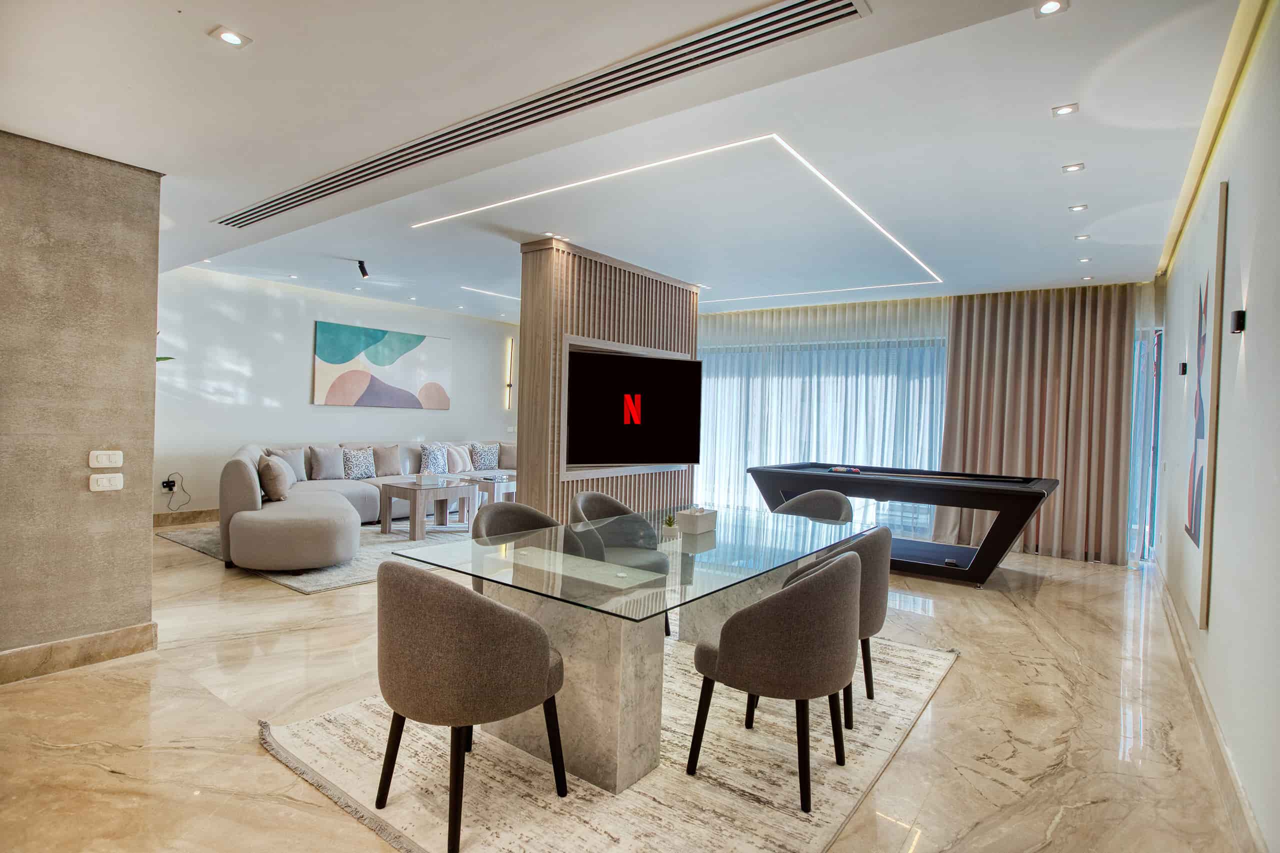 Best View | 3-Master Suites | Lake View Residence — Dining Area in New Cairo , Cairo, Egypt — photo 2