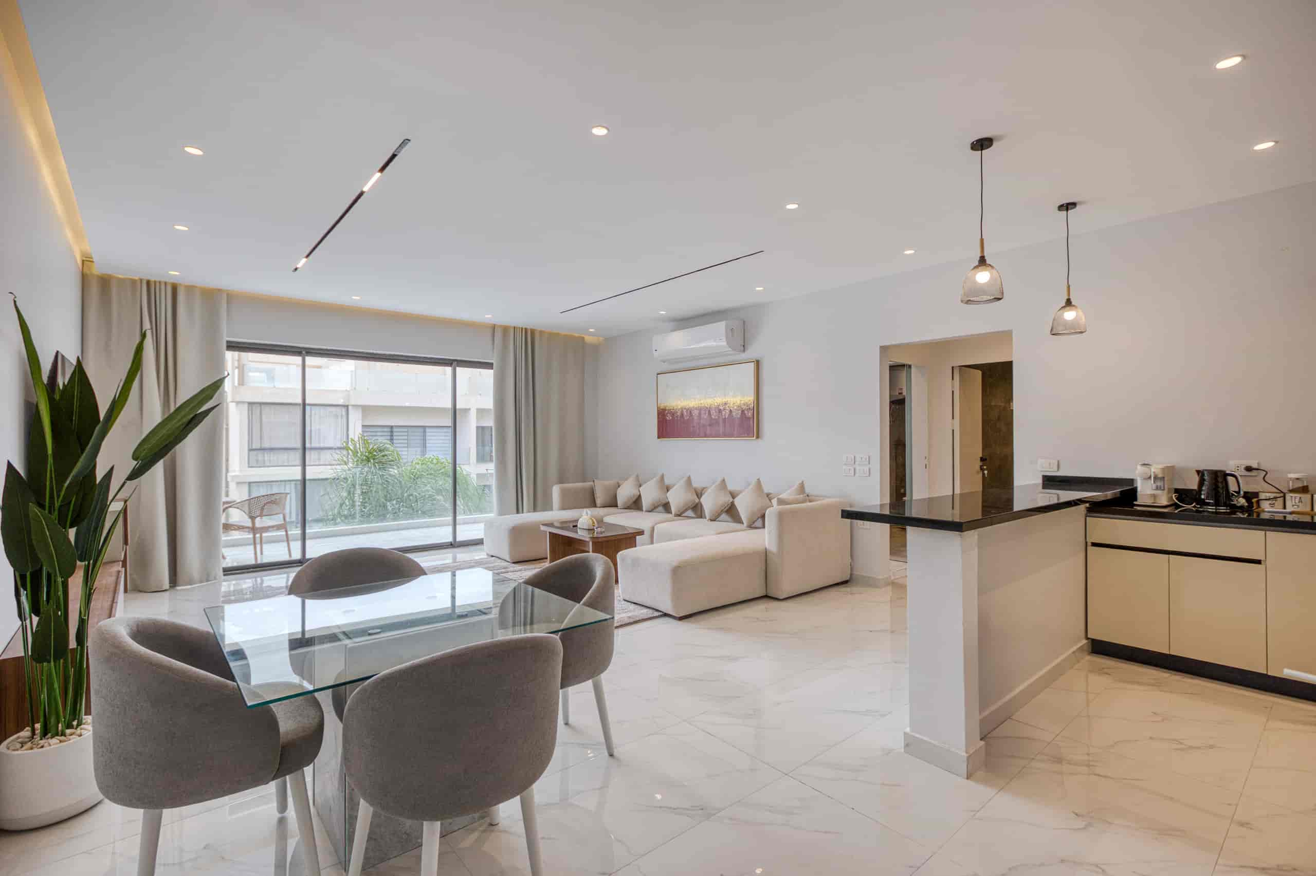 Spacious & Chic 2BR Haven in Lake View Residence — Dining Area in New Cairo , Cairo, Egypt