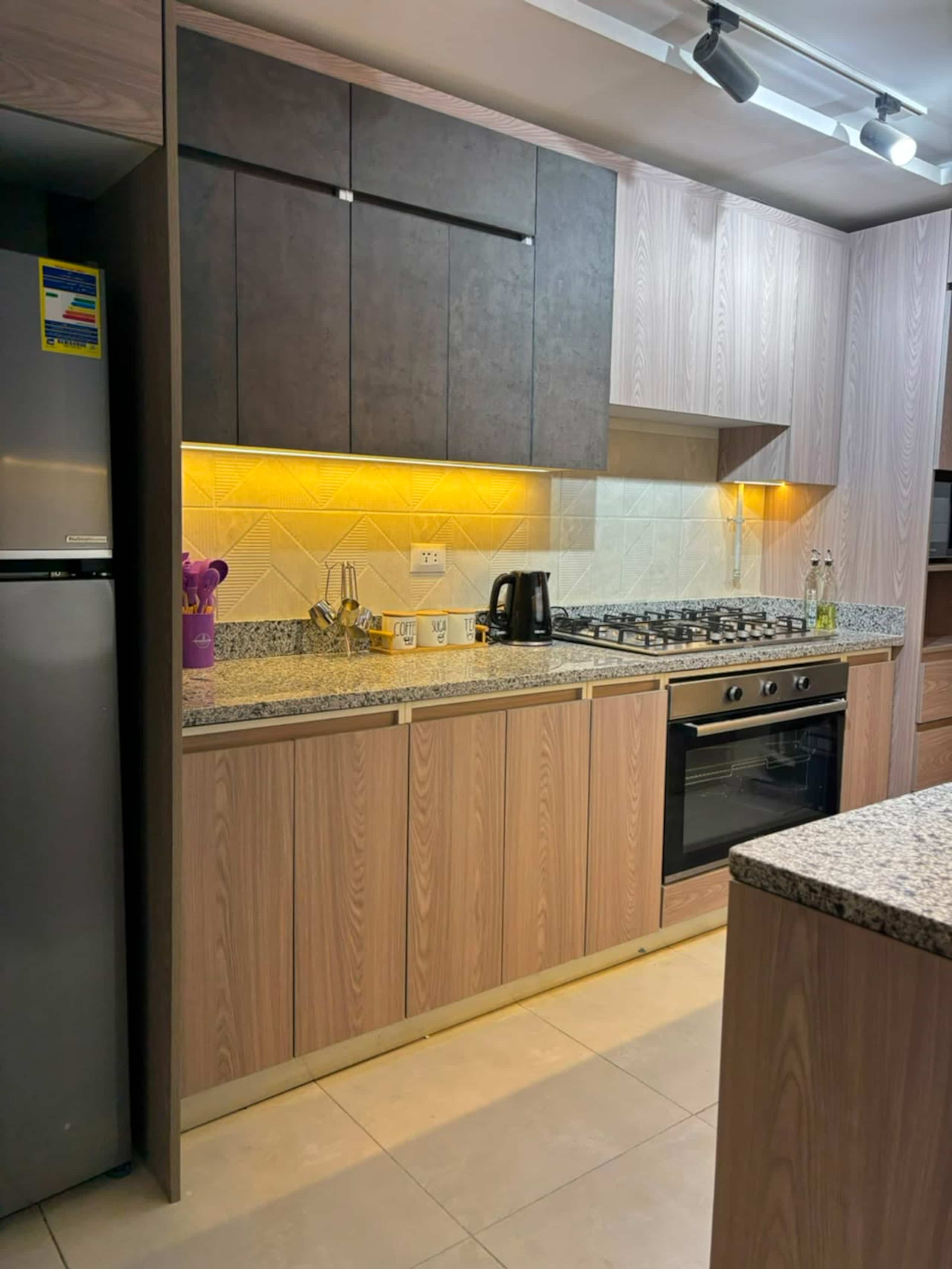 The Lake View Escape | Luxury 3BR | New cairo — Full Kitchen in Cairo, Egypt