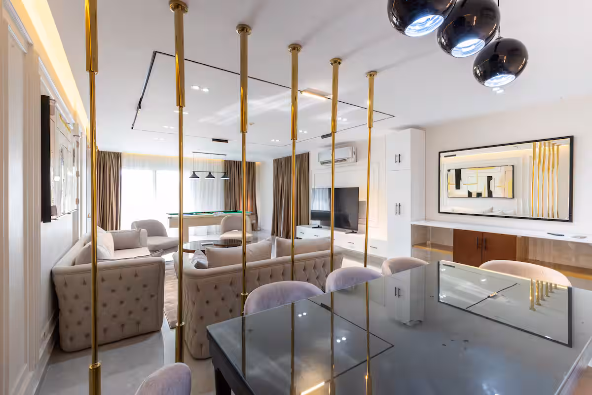 Elegant 3-Bdr Apt in Hyde Park | Prime Location — Dining Area in New Cairo 1, Egypt