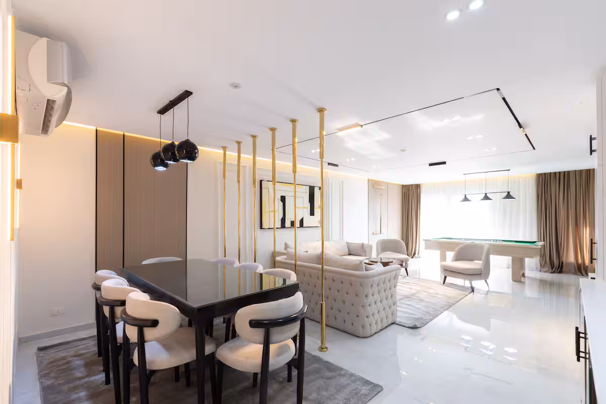 Elegant 3-Bdr Apt in Hyde Park | Prime Location — Dining Area in New Cairo 1, Egypt — photo 2