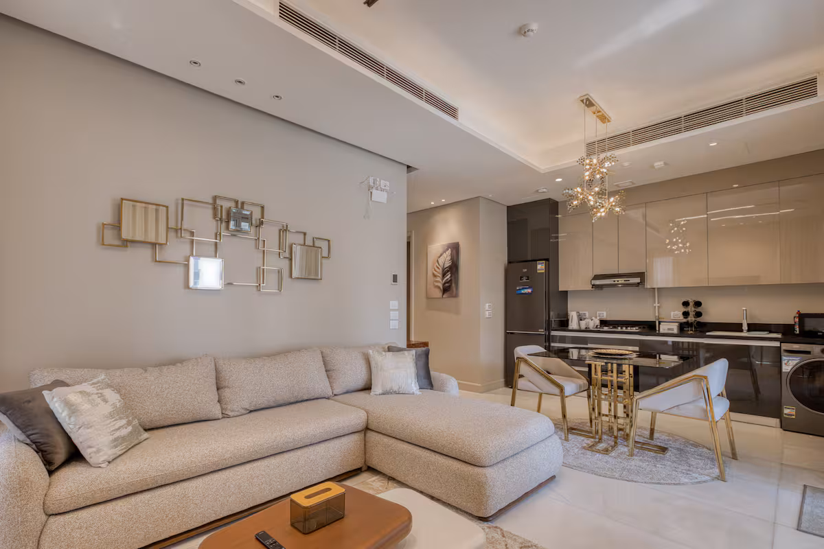 JW Marriott Executive Suite | Pool & Balcony Bliss — Living Room in New Cairo, Cairo Governorate, Egypt, Egypt — photo 2