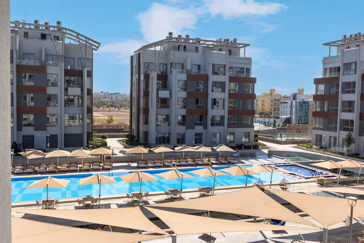 JW Marriott Executive Suite | Pool & Balcony Bliss — Pool in New Cairo, Cairo Governorate, Egypt, Egypt
