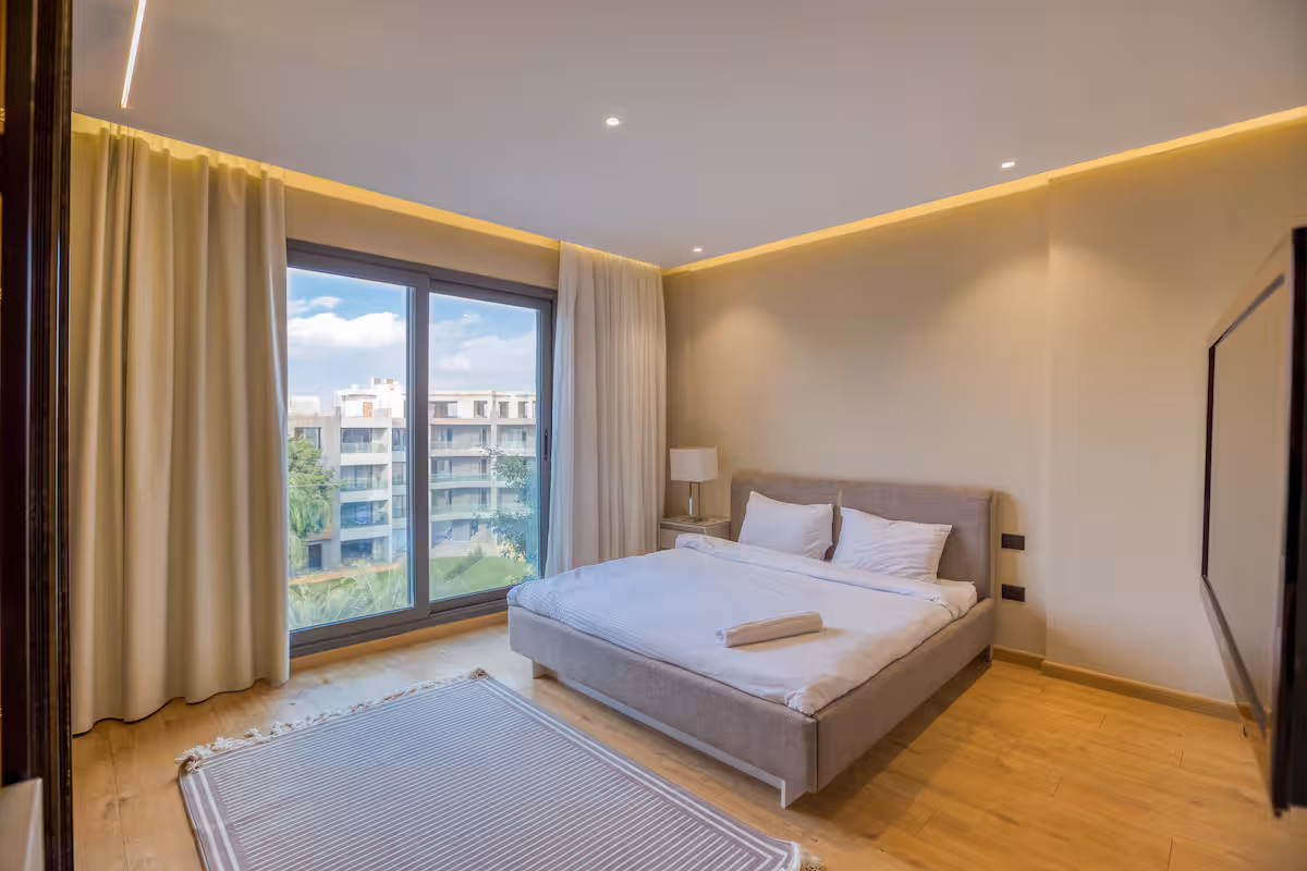Silver Palm New cairo Luxury 3BR | Pool view — Bedroom 1 in New Cairo, Cairo Governorate, Egypt, Egypt