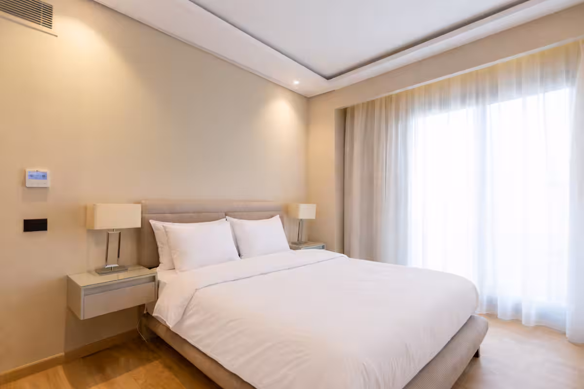 Silver Palm New cairo Luxury 3BR | Pool view — Bedroom 3 in New Cairo, Cairo Governorate, Egypt, Egypt