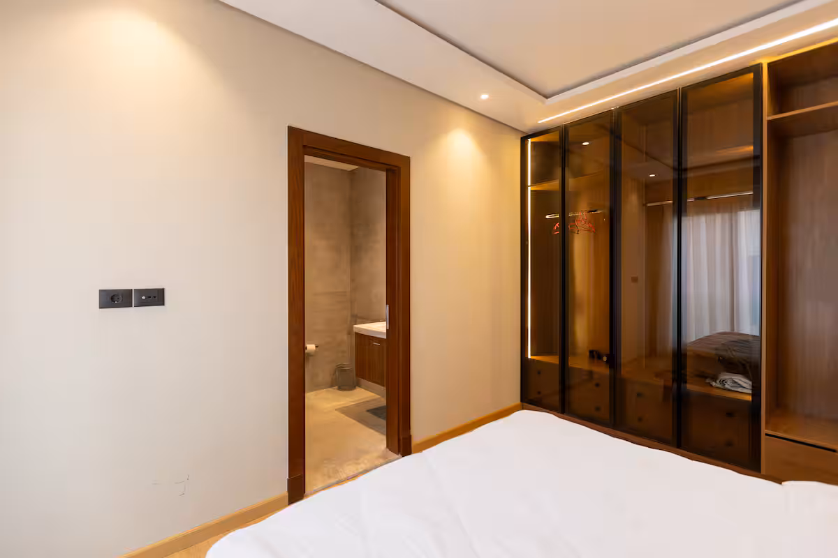 Silver Palm New cairo Luxury 3BR | Pool view — Bedroom 3 in New Cairo, Cairo Governorate, Egypt, Egypt — photo 3