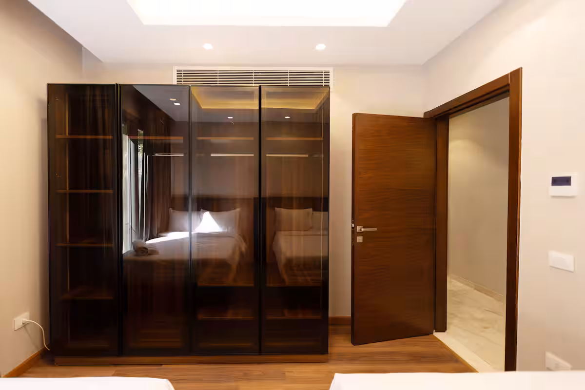 Panoramic 3-Bdr Retreat | Garden & Pool View | SP — Bedroom 3 in New Cairo, Cairo, Egypt — photo 2