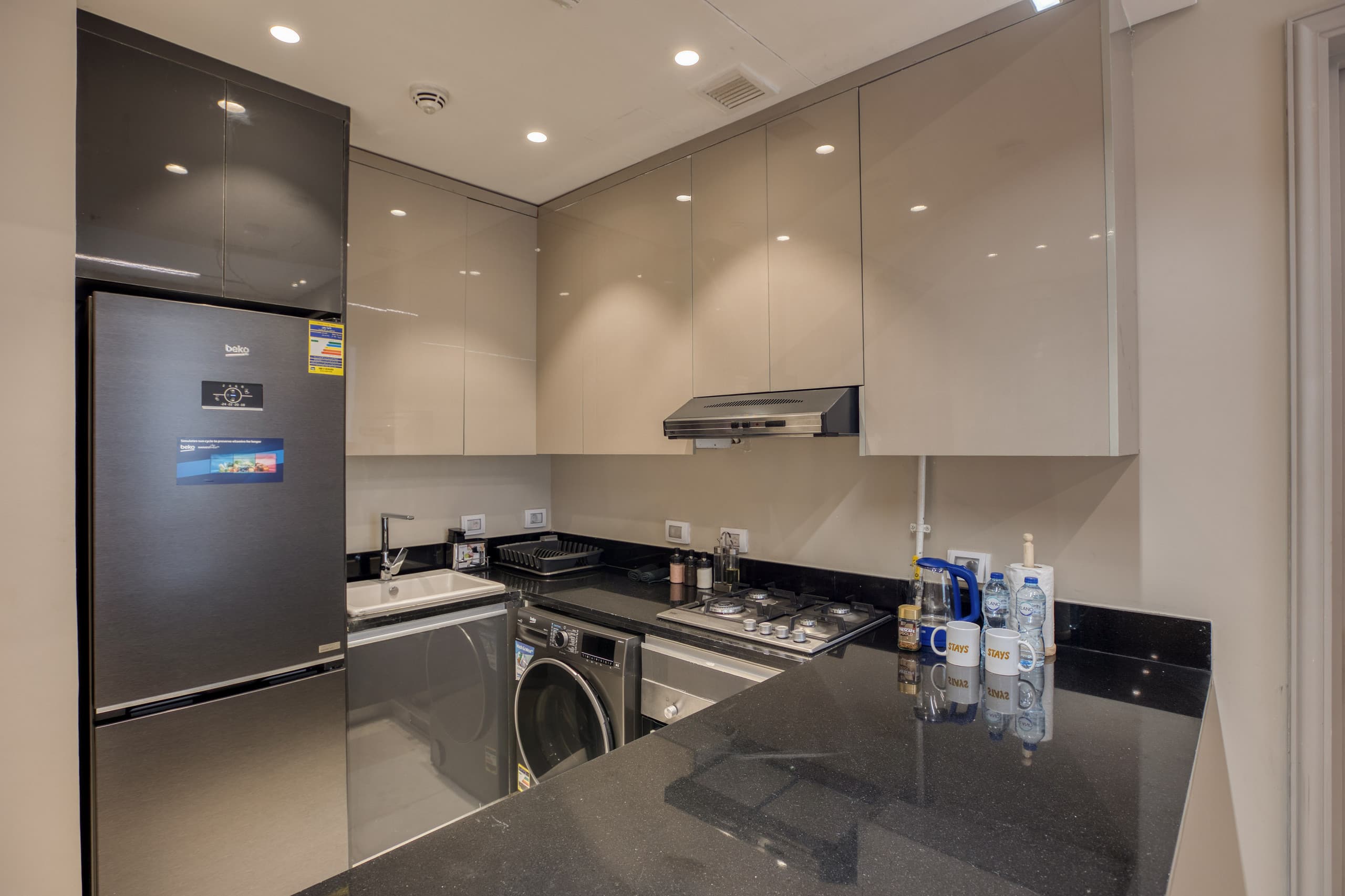 JW-Marriott Charming 1-BR Suite | New Cairo — Full Kitchen in New Cairo , Cairo, Egypt