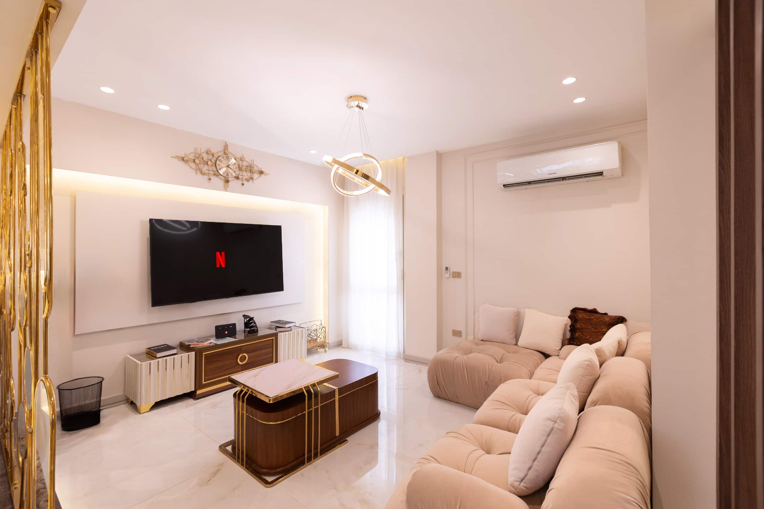 Spectacular Penthouse in Stones Compound — Living Room in New Cairo , Cairo, Egypt