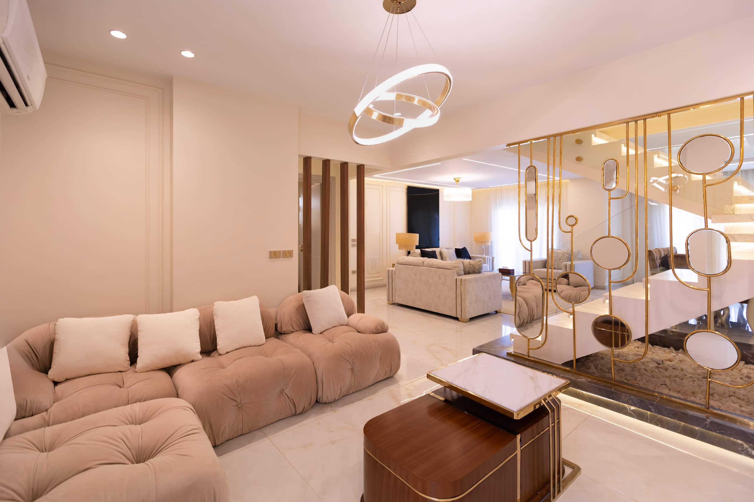 Spectacular Penthouse in Stones Compound — Living Room in New Cairo , Cairo, Egypt — photo 2