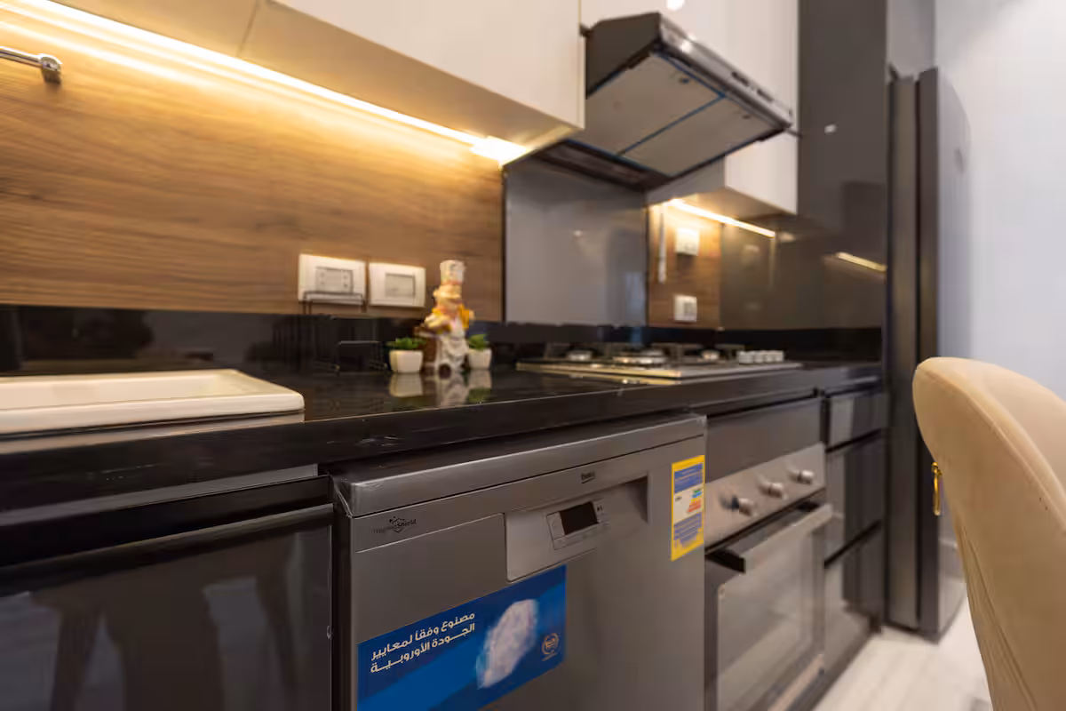 Best View in Town |Suite at JW Marriott Residences — Full Kitchen in First New Cairo, Egypt — photo 3