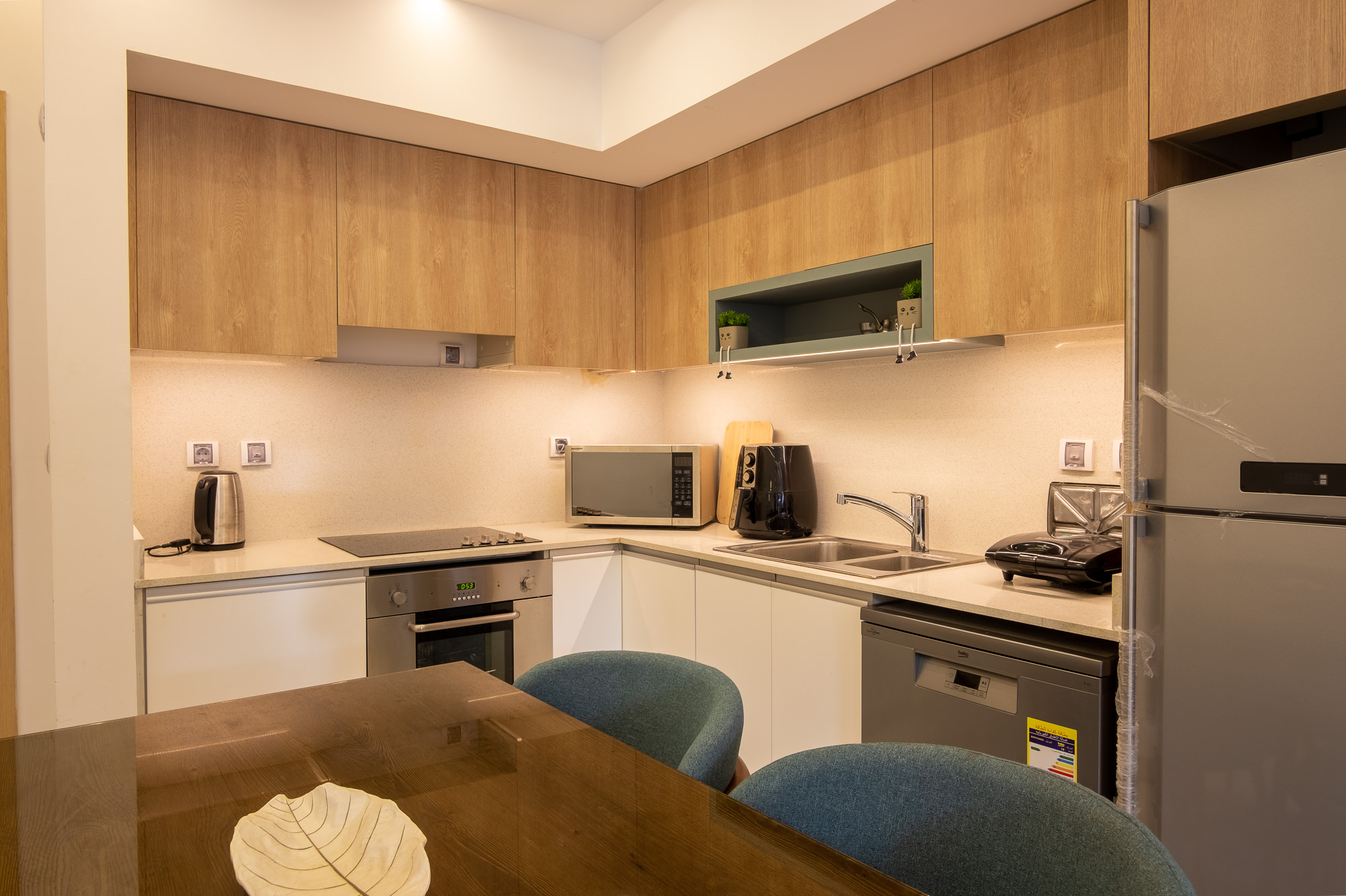 Cozy 2BR Chalet – City View – Marassi — Full Kitchen in Marrasi, Egypt — photo 2
