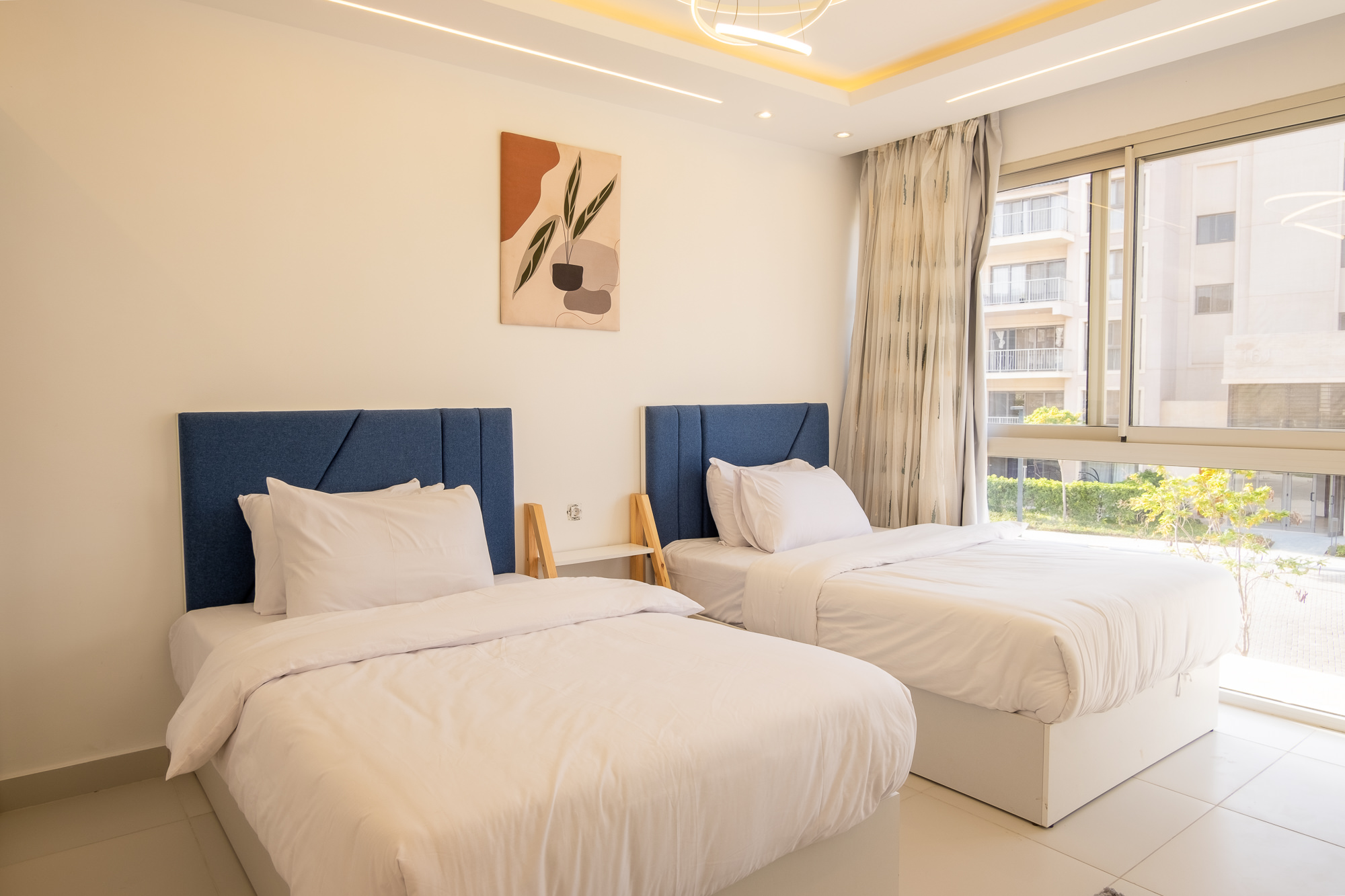 Cozy 2BR Chalet – City View – Marassi — Bedroom 2 in Marrasi, Egypt