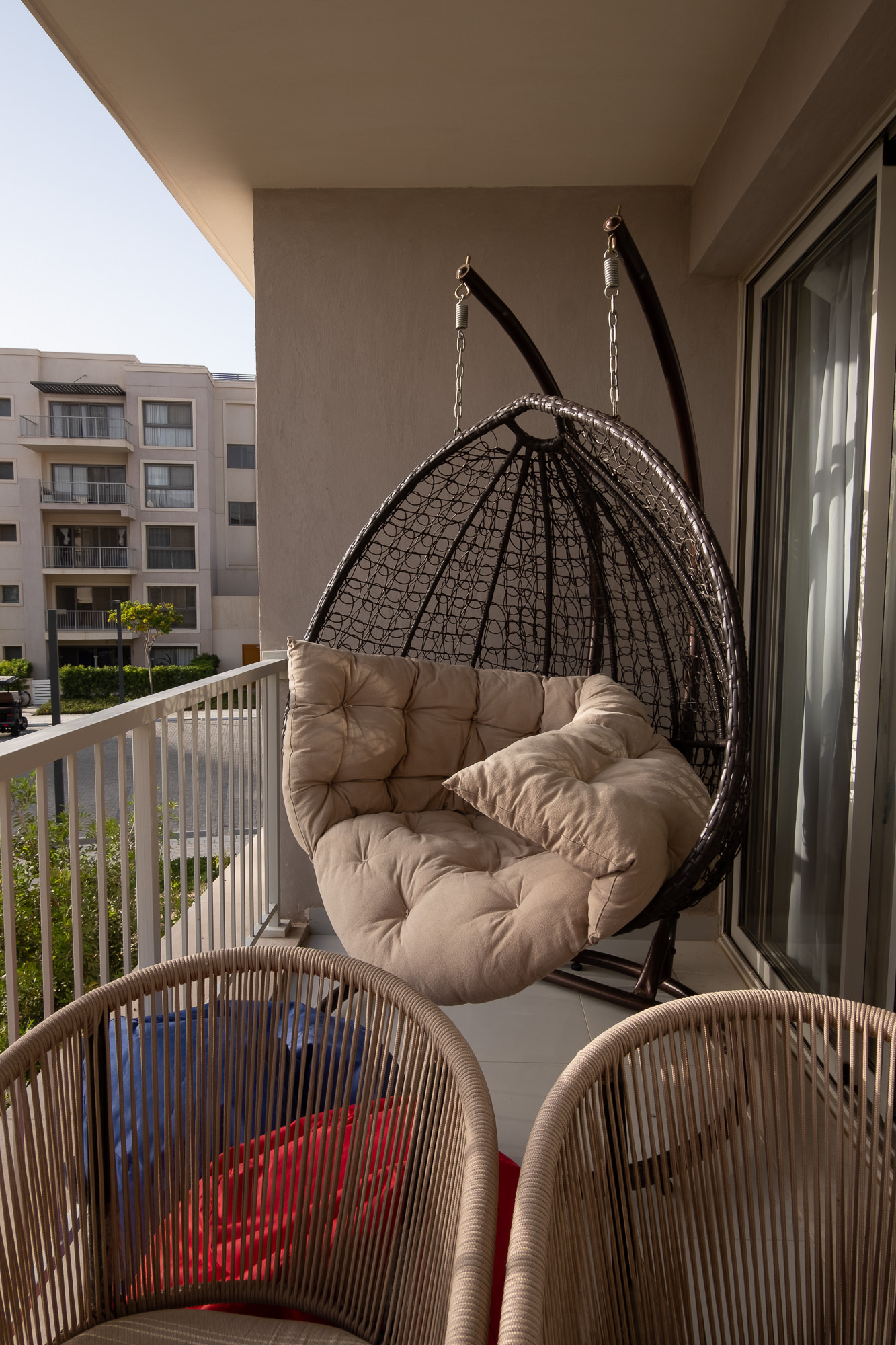 Cozy 2BR Chalet – City View – Marassi — Balcony in Marrasi, Egypt — photo 2