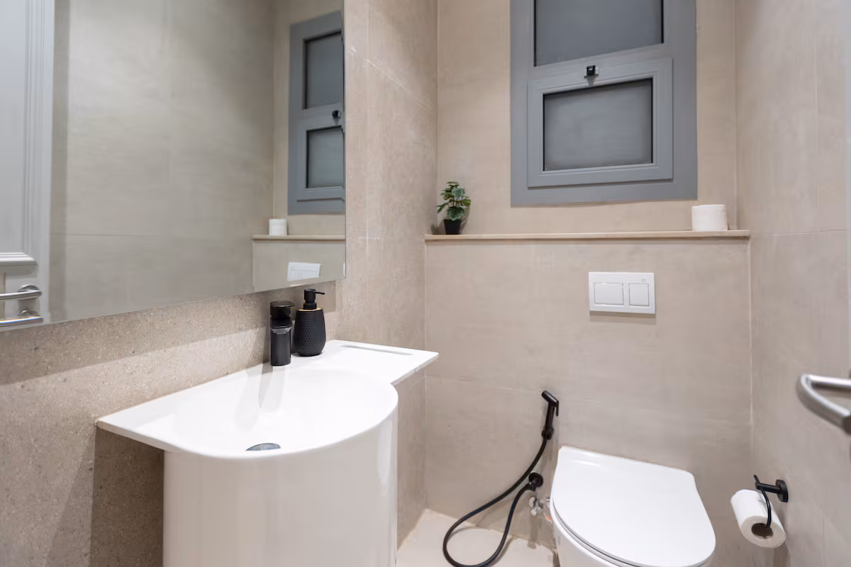 Your Cozy Escape |JW Marriott Residence |New cairo — Half Bathroom 1 in New Cairo, Egypt — photo 2