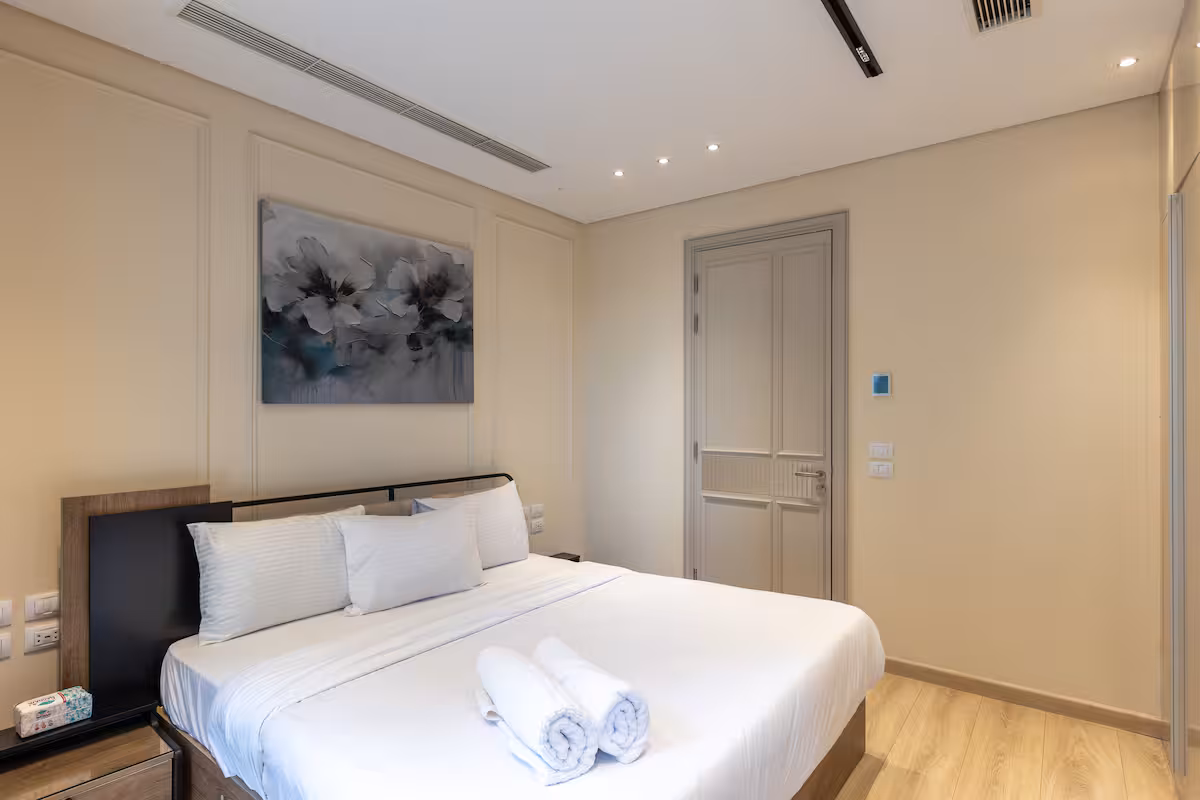 Elegant 1bdr best View Apt | JW Residences Al-jazi — Bedroom 1 in New Cairo, Egypt