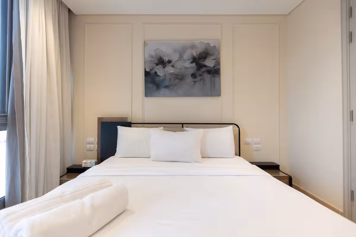 Elegant 1bdr best View Apt | JW Residences Al-jazi — Bedroom 1 in New Cairo, Egypt — photo 2
