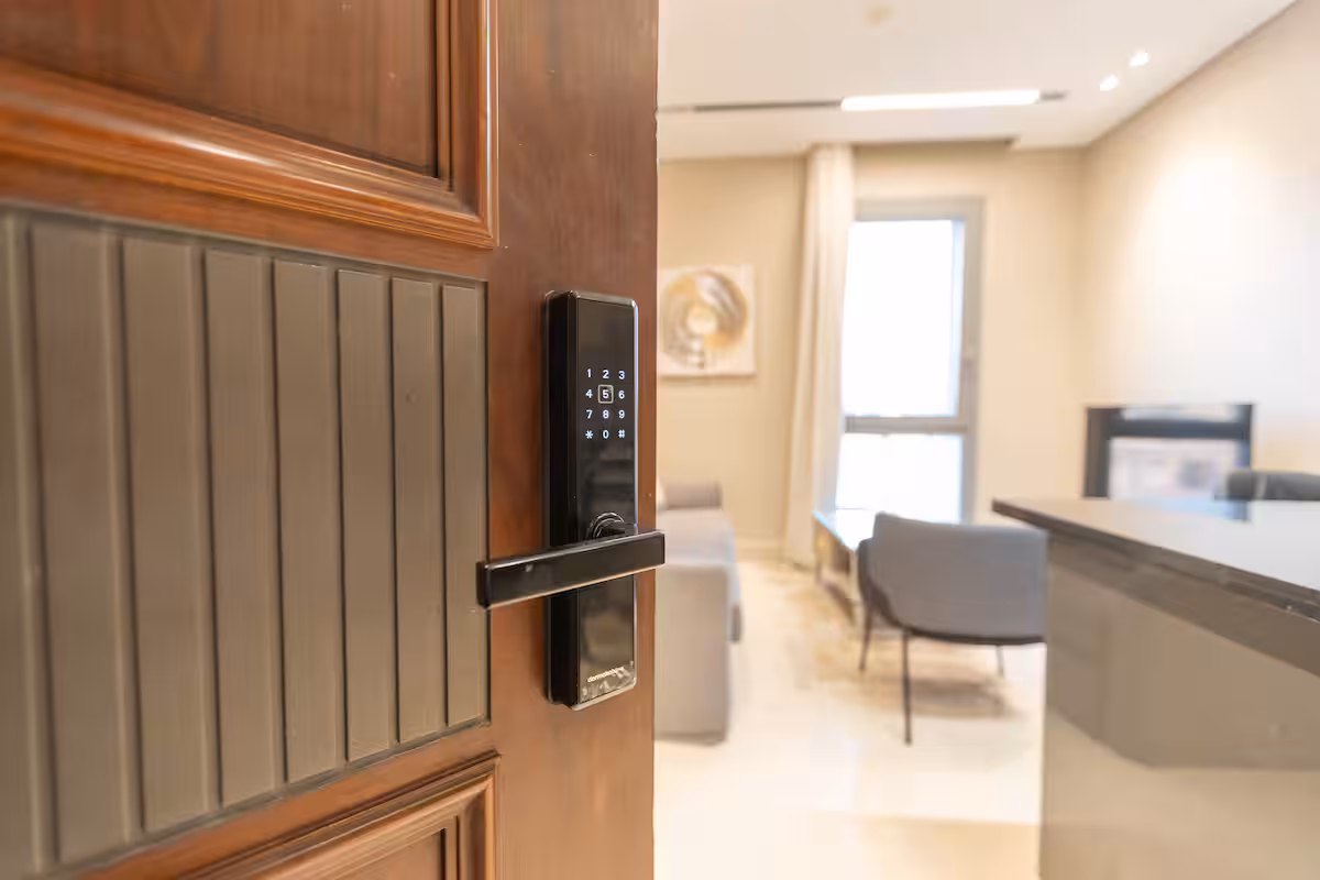 Luxury 1BR at JW Marriott Residences | Al Jazi — Living Room in New Cairo, Egypt — photo 2