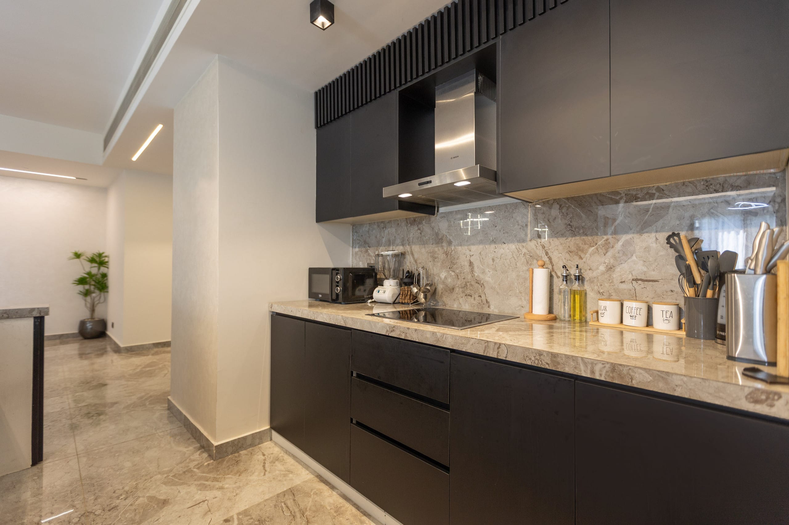 Panoramic Pool View | 3-BR Apartment | Silver Palm — Full Kitchen in New Cairo , Cairo, Egypt — photo 2