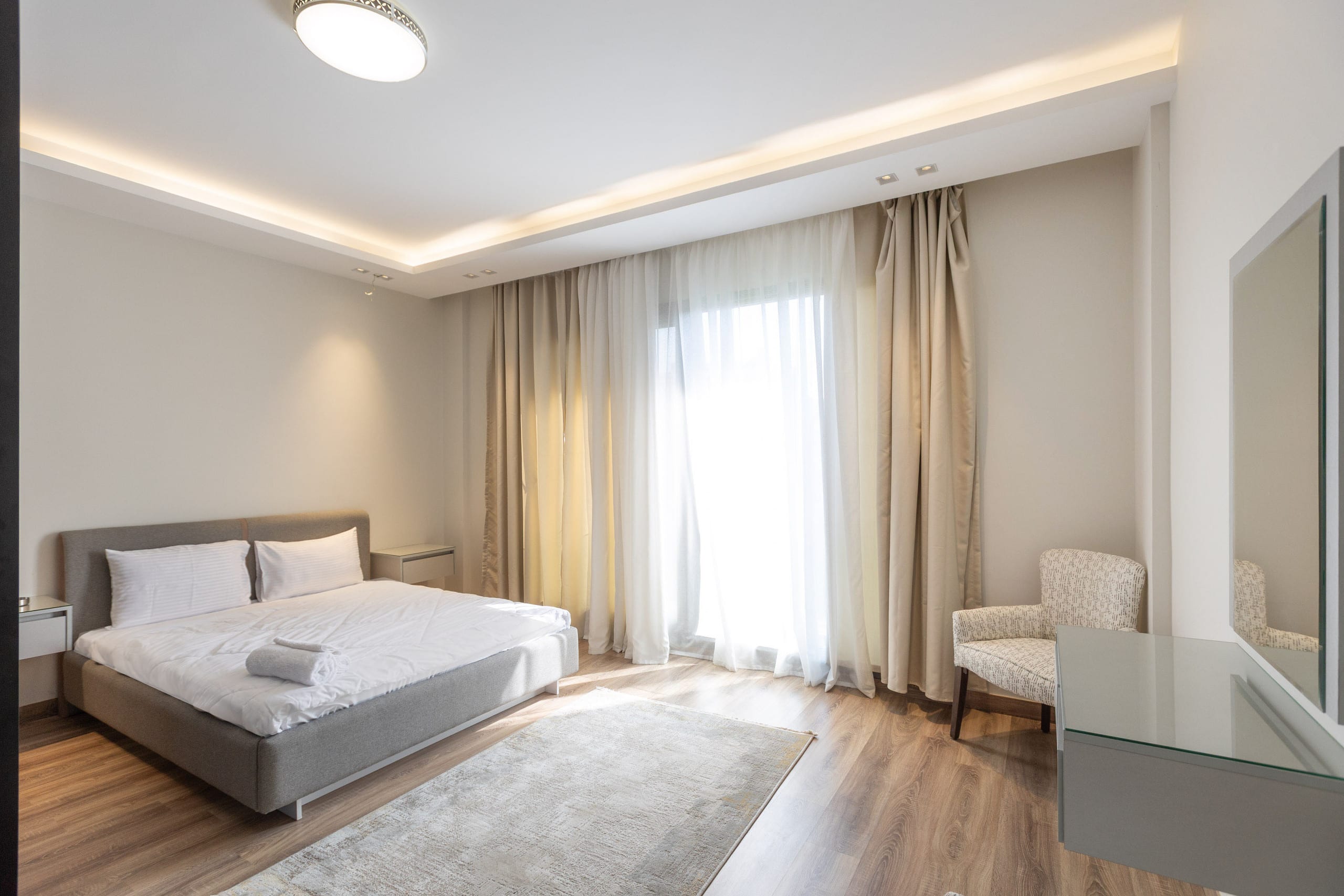 Panoramic Pool View | 3-BR Apartment | Silver Palm — Bedroom 1 in New Cairo , Cairo, Egypt