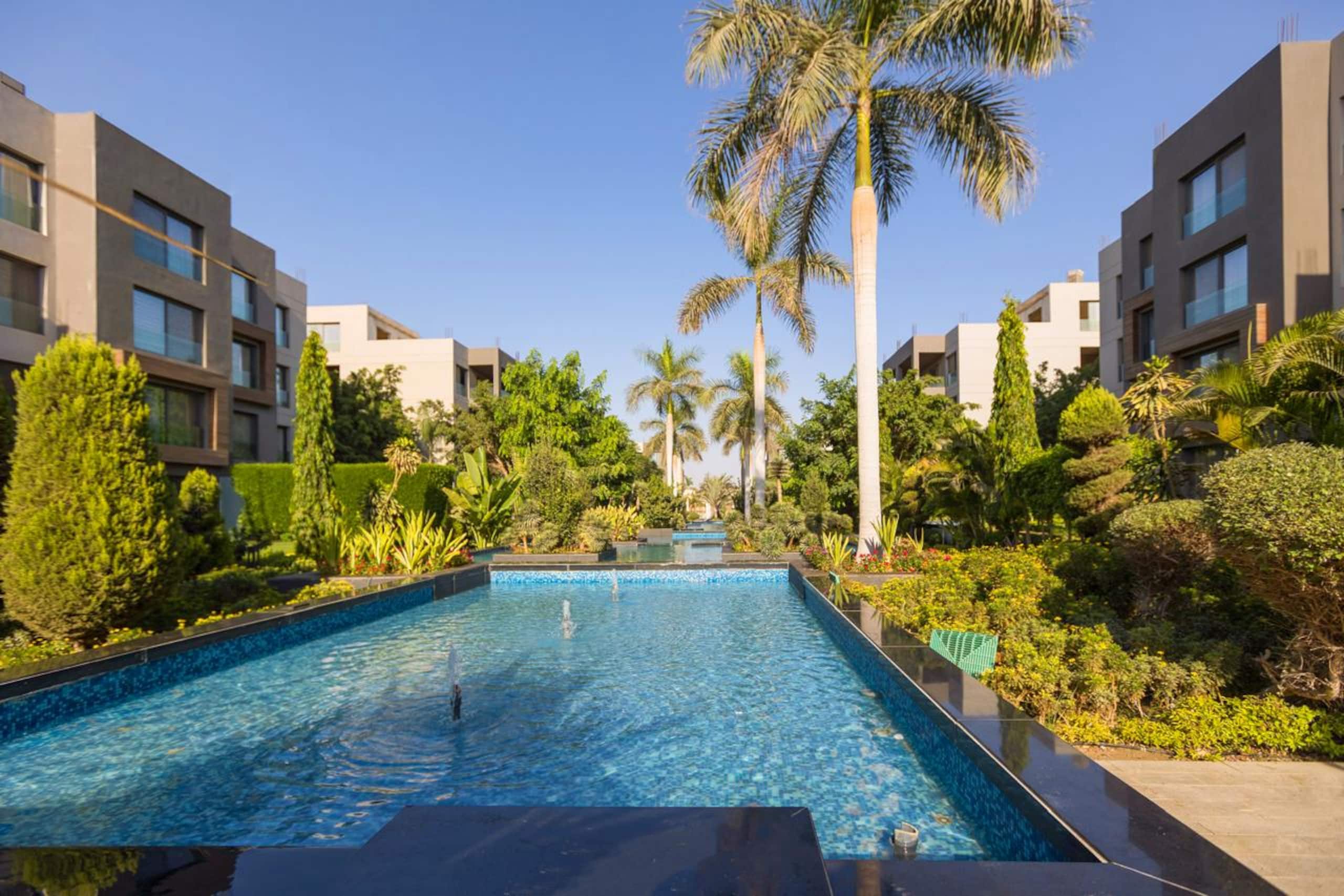 Panoramic Pool View | 3-BR Apartment | Silver Palm — Exterior in New Cairo , Cairo, Egypt — photo 2